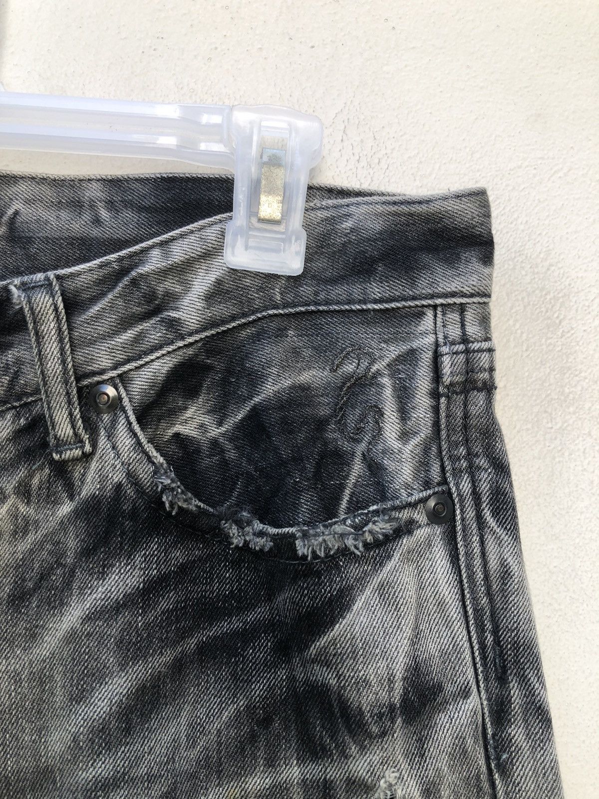 CIVARIZE Vintage Civarize Japan Distressed Denim Flare Jeans Size US 31 - 9 Thumbnail