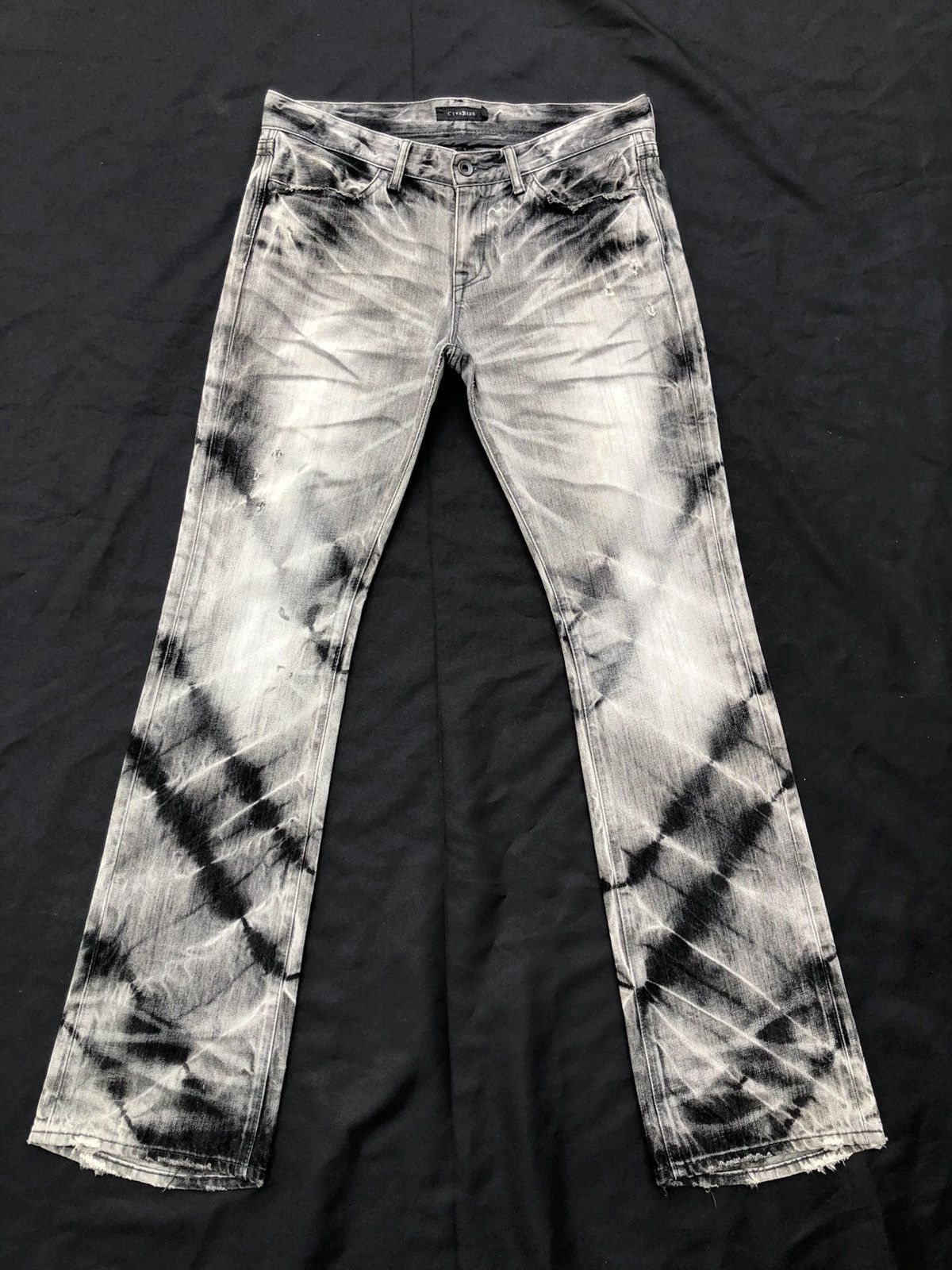 image of Vintage Civarize Japan Distressed Denim Flare Jeans, Men's (Size 31)