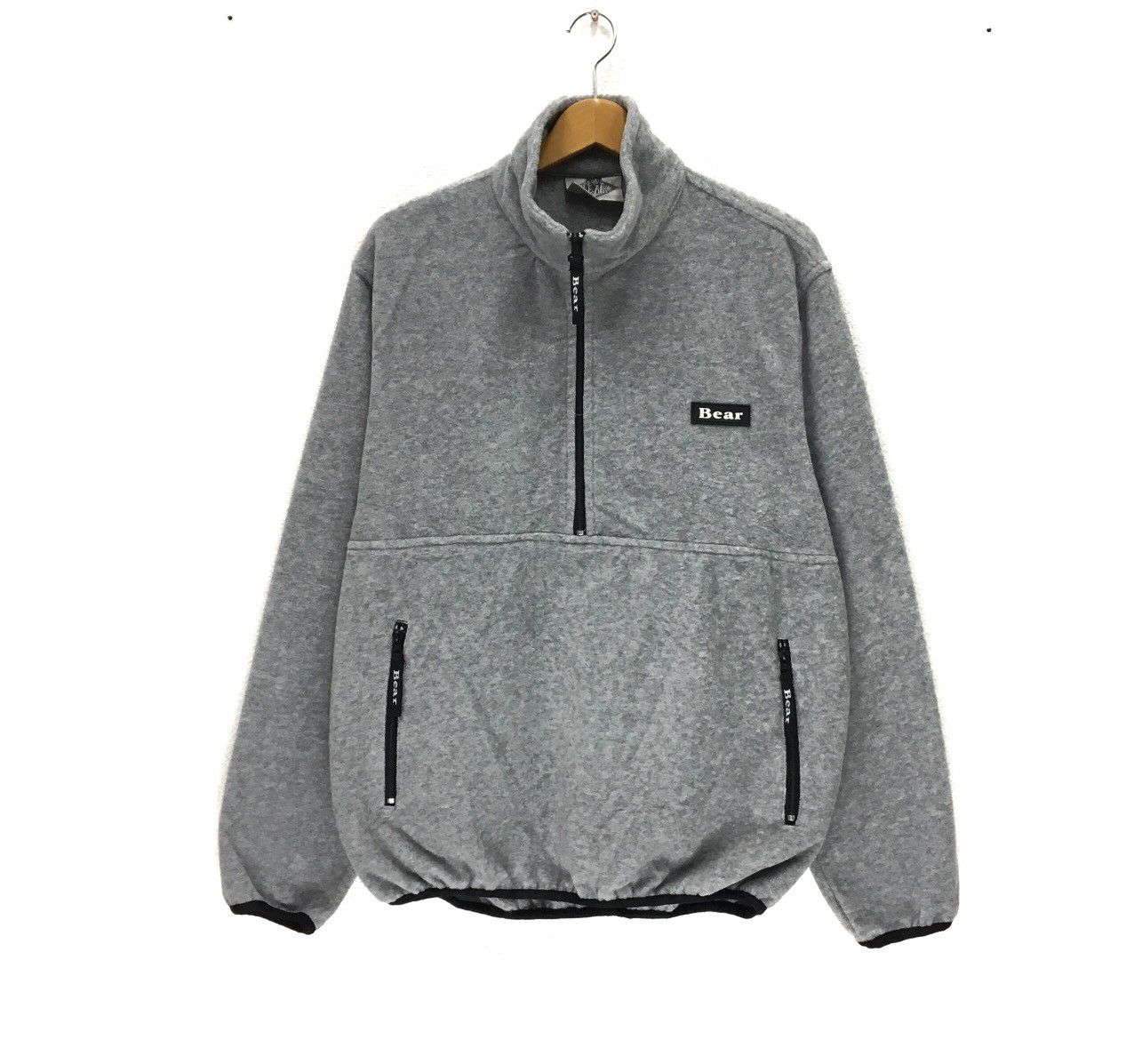 Other BEAR USA Half Zip Nice Design Fleece Sweatshirt Size US L / EU 52-54 / 3 - 1 Thumbnail