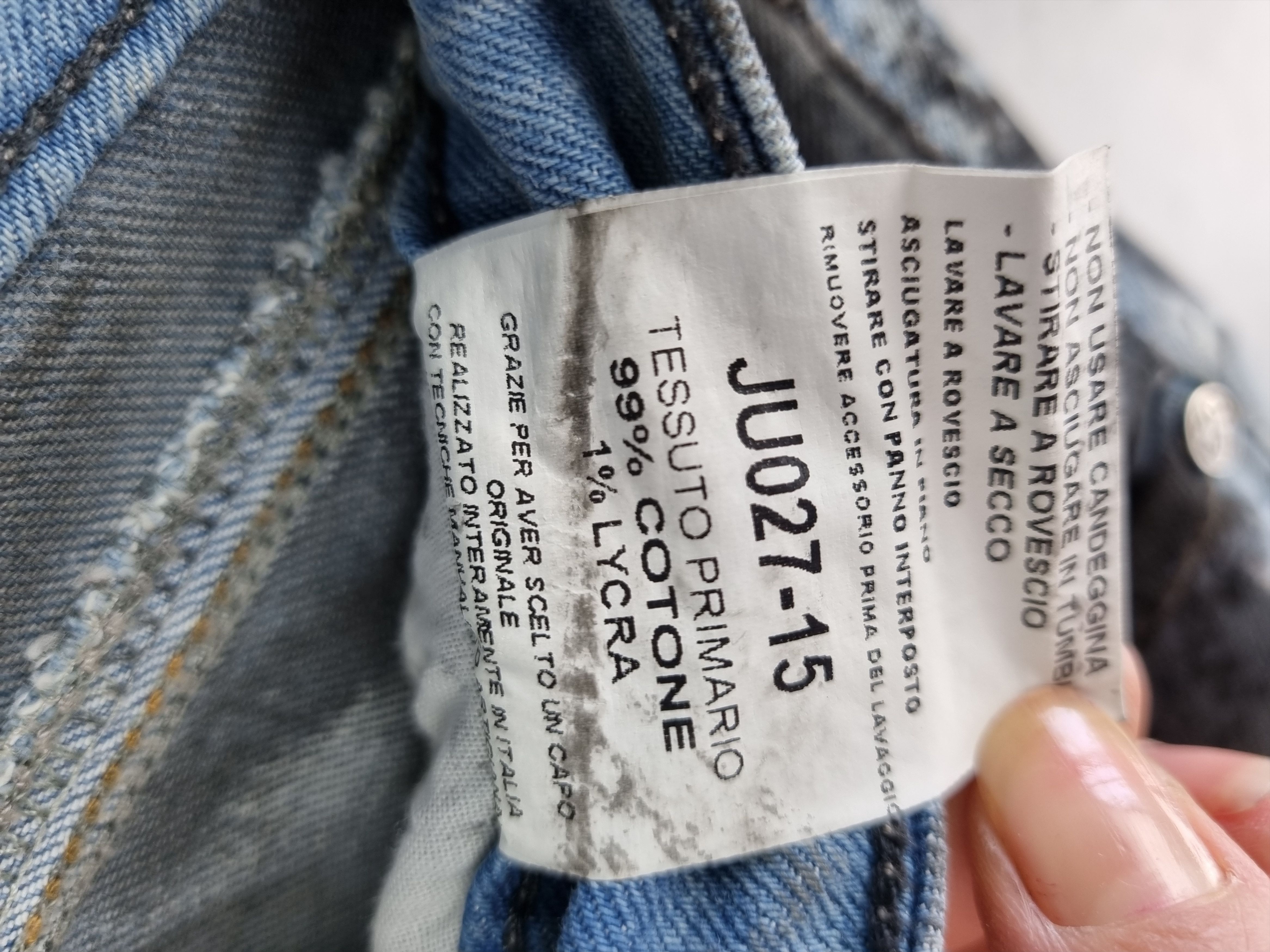 Japanese Brand × Vintage New ADAMUS Art Painting Denim Trashed Jeans Made in Italy Size US 33 - 15 Thumbnail