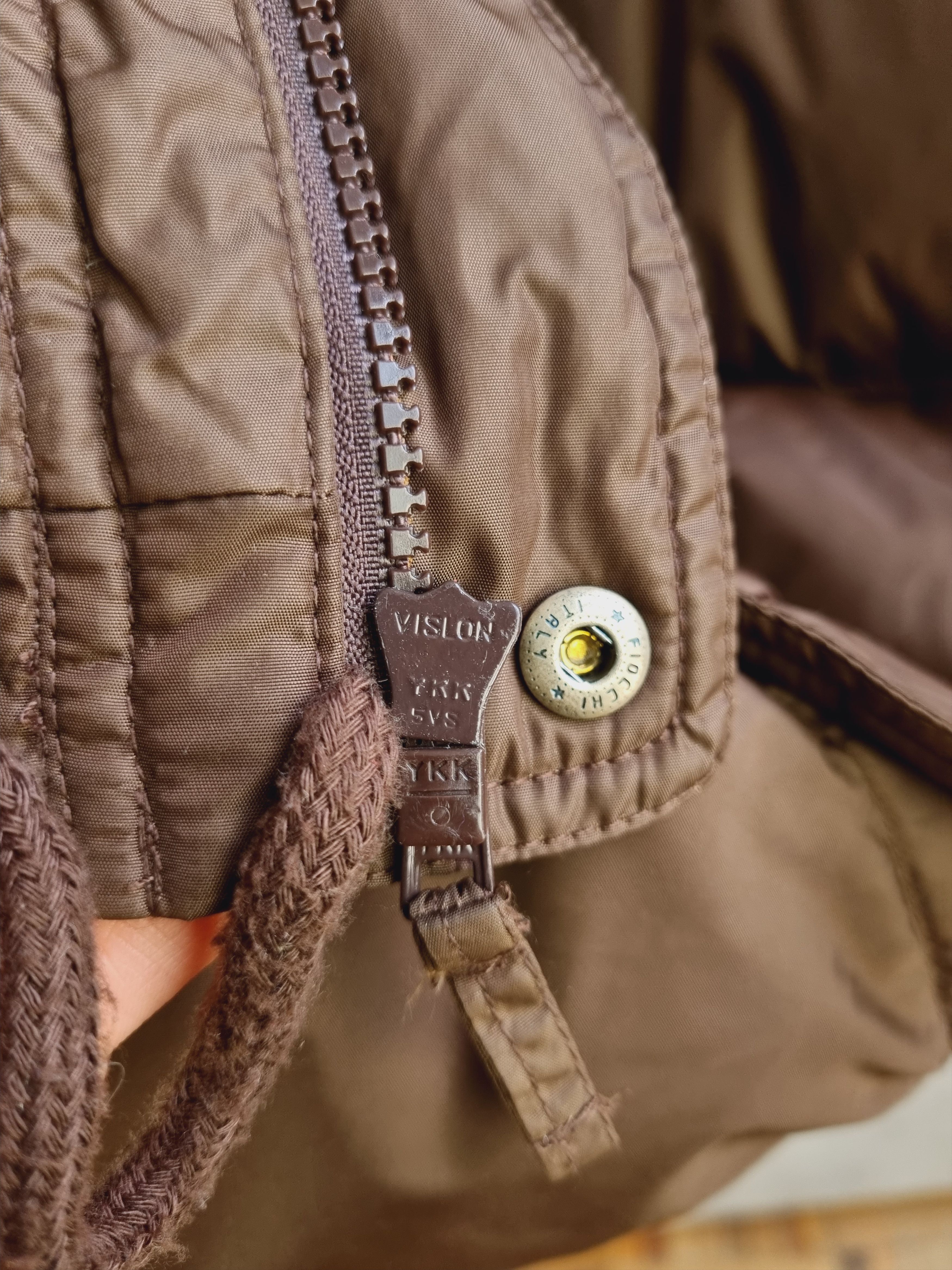 Fila × Vintage Rare FILA Magic Line Down Jacket like Brown The North face Size US L / EU 52-54 / 3 - 7 Thumbnail