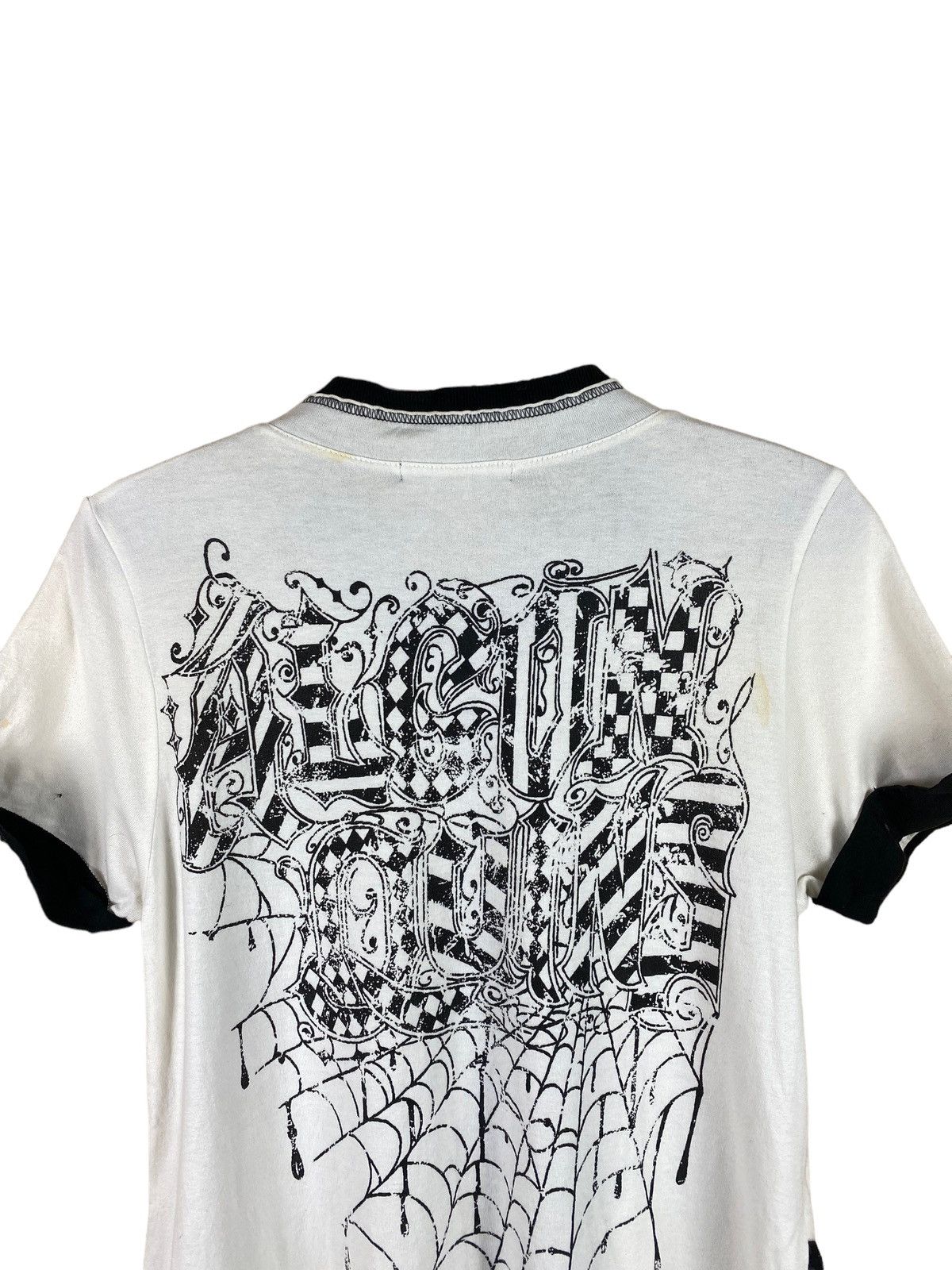Japanese Brand × Seditionaries ALGONQUINS SKULLS SKELETON PUNK STYLE SHORT SLEEVES SWEATER Size M / US 6-8 / IT 42-44 - 5 Thumbnail