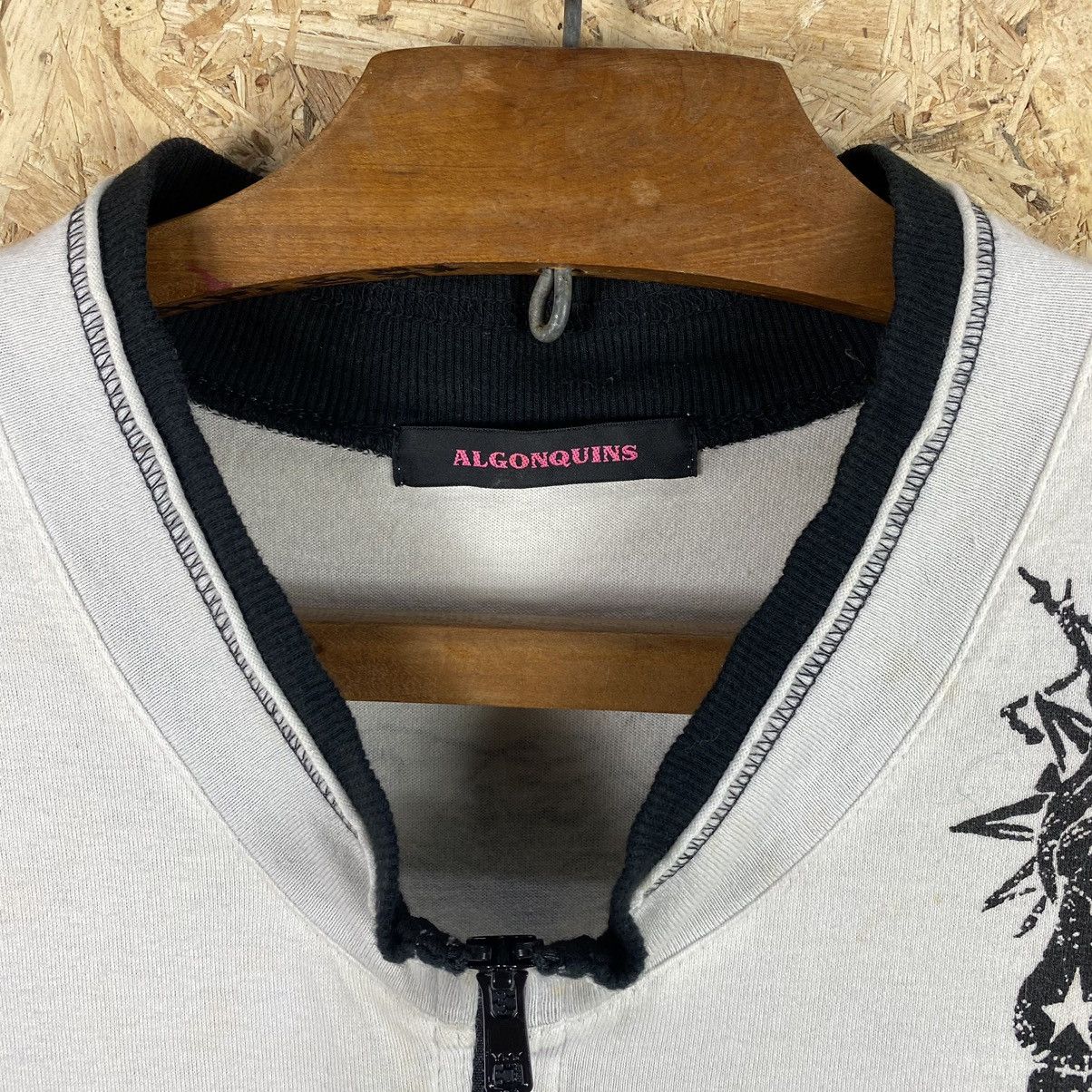 Japanese Brand × Seditionaries ALGONQUINS SKULLS SKELETON PUNK STYLE SHORT SLEEVES SWEATER Size M / US 6-8 / IT 42-44 - 6 Thumbnail