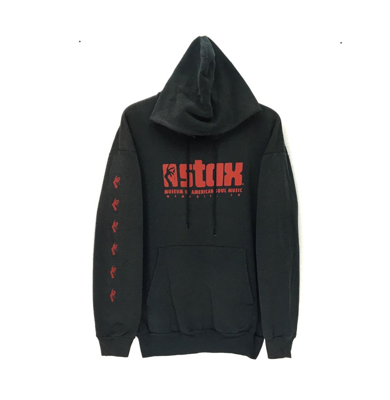 Hanes × Vintage Vintage 90s ASTAX RECORDING BigLogo Hoodie Size US L / EU 52-54 / 3 - 1 Thumbnail