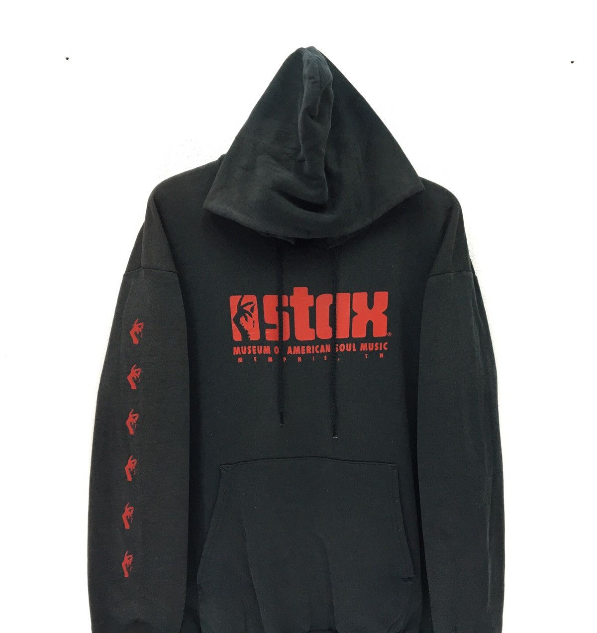 Hanes × Vintage Vintage 90s ASTAX RECORDING BigLogo Hoodie Size US L / EU 52-54 / 3 - 2 Thumbnail
