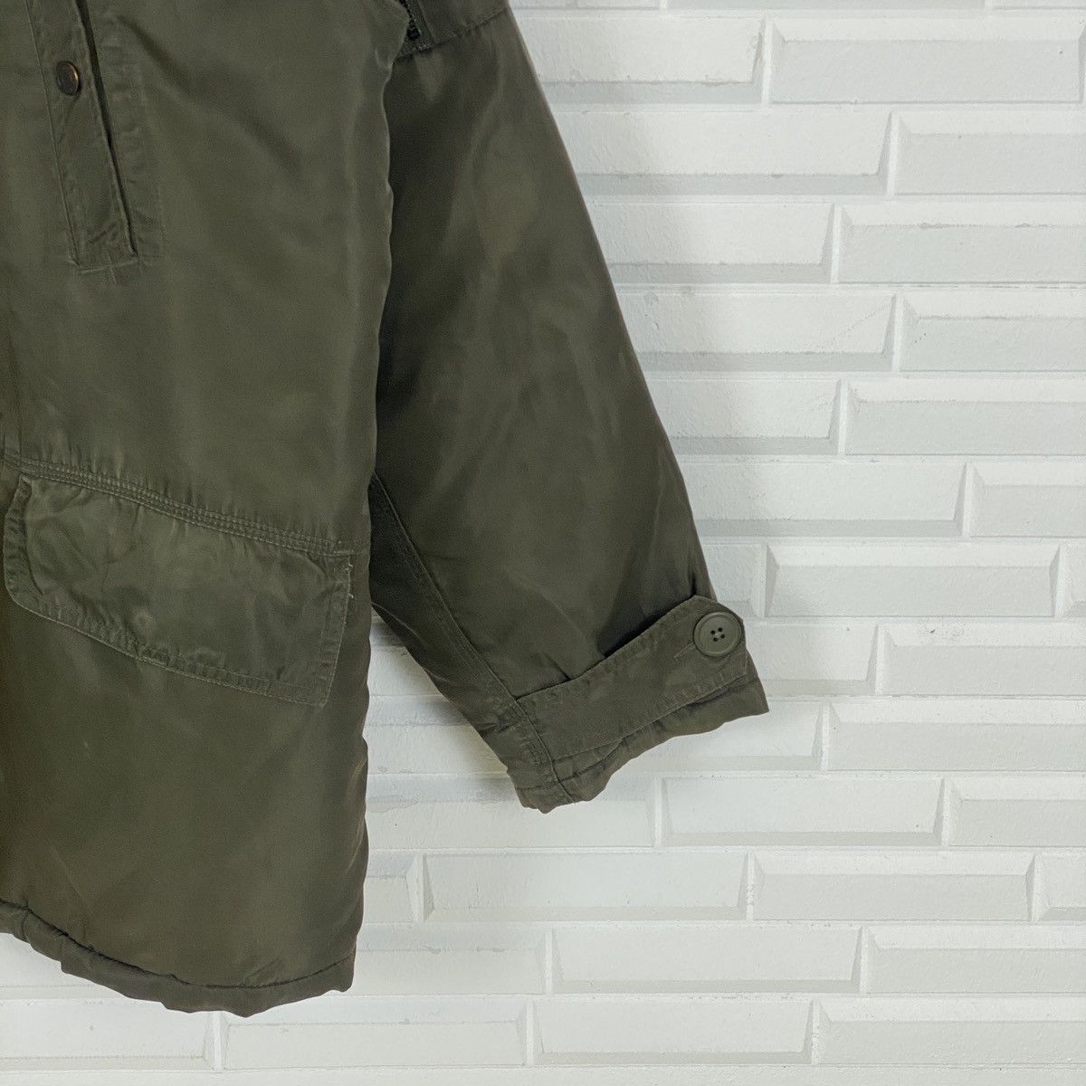 Gap Gap Military Calif Fur Hooded Tactical Jacket Size US L / EU 52-54 / 3 - 5 Thumbnail