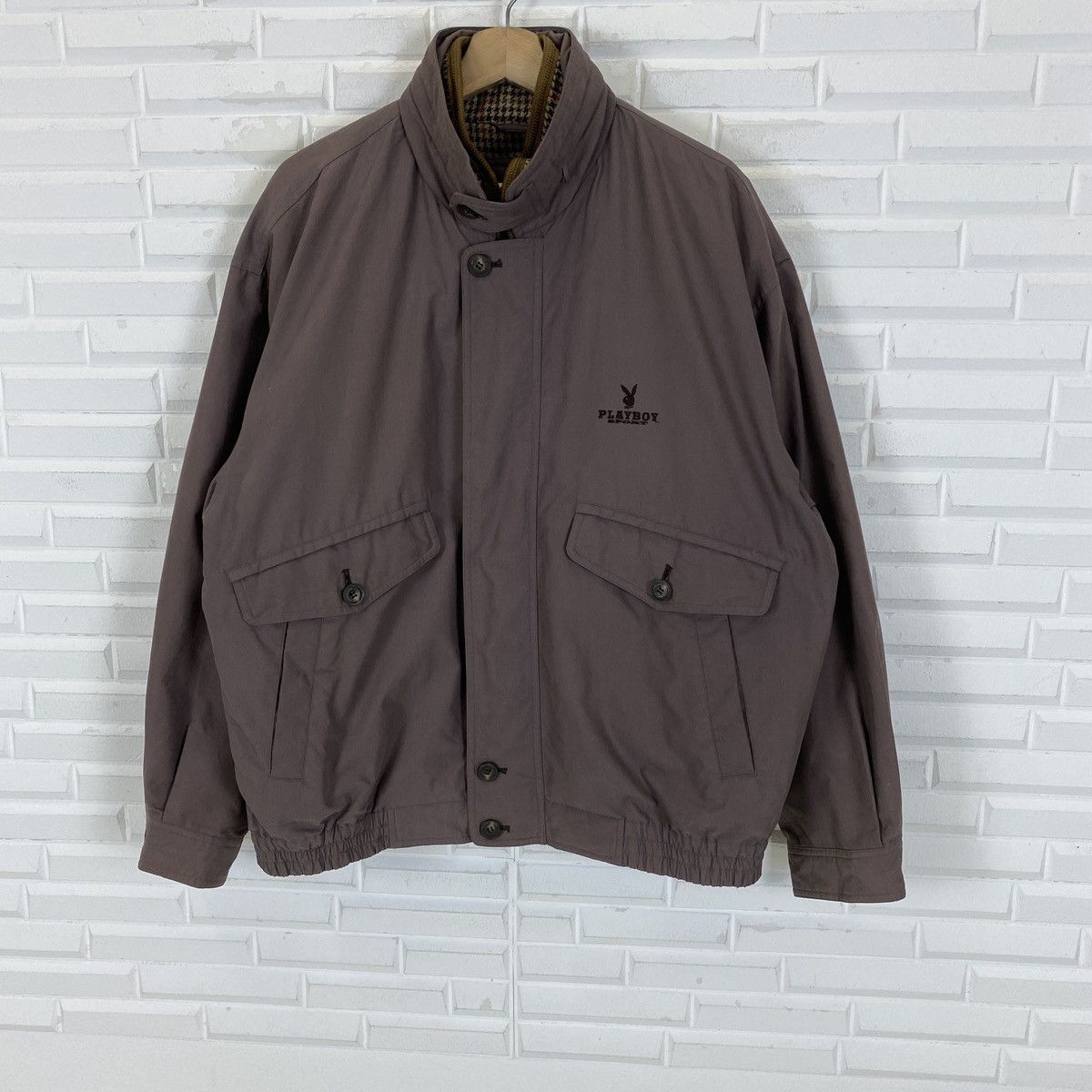 Japanese Brand Playboy Sport Adjustable Oversized Jacket Size US XL / EU 56 / 4 - 2 Thumbnail