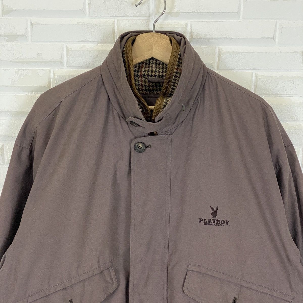 Japanese Brand Playboy Sport Adjustable Oversized Jacket Size US XL / EU 56 / 4 - 4 Thumbnail