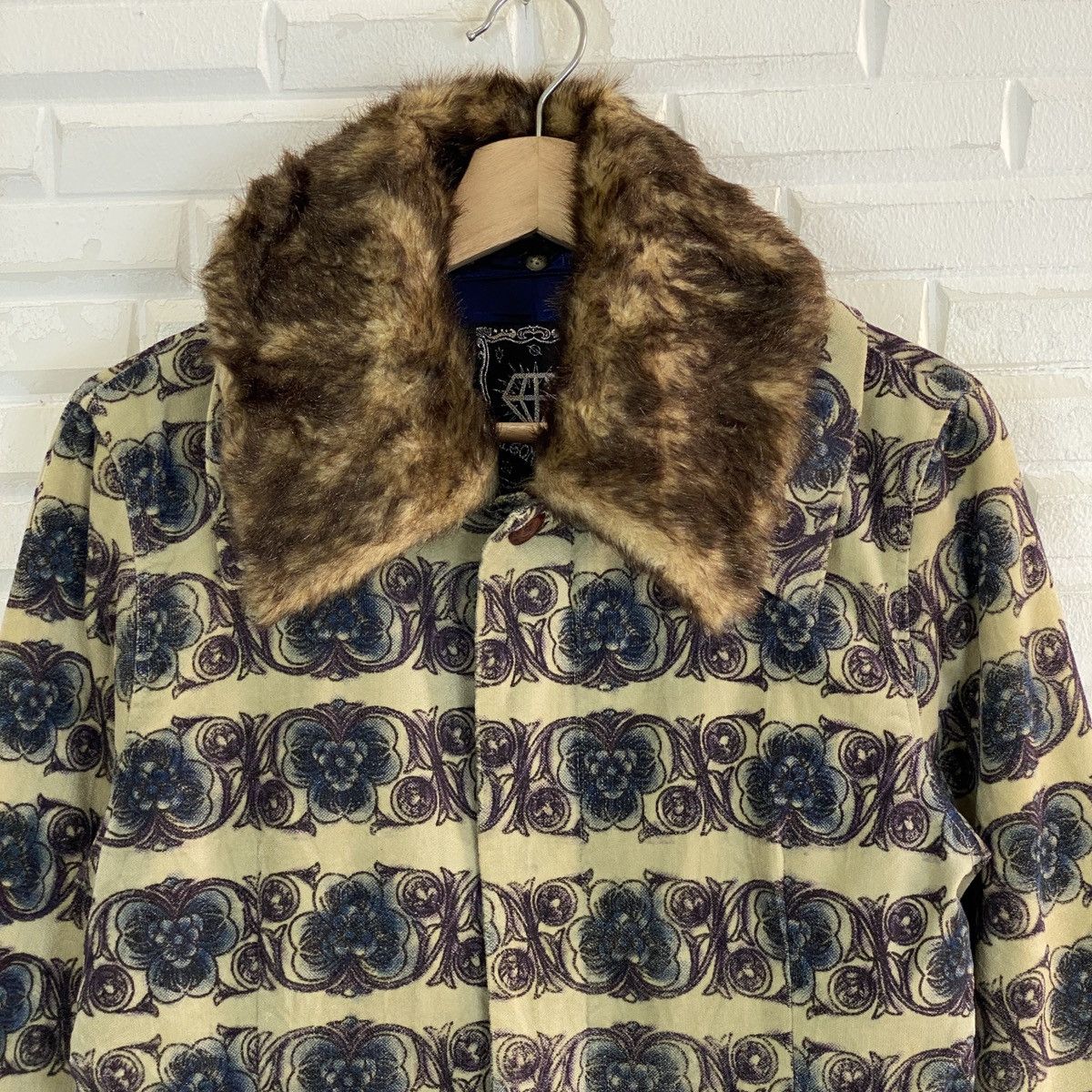 Japanese Brand Algon Quins Fur Heavy Coat Size US S / EU 44-46 / 1 - 4 Thumbnail