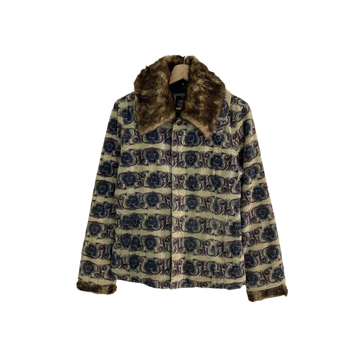 Japanese Brand Algon Quins Fur Heavy Coat Size US S / EU 44-46 / 1 - 1 Thumbnail