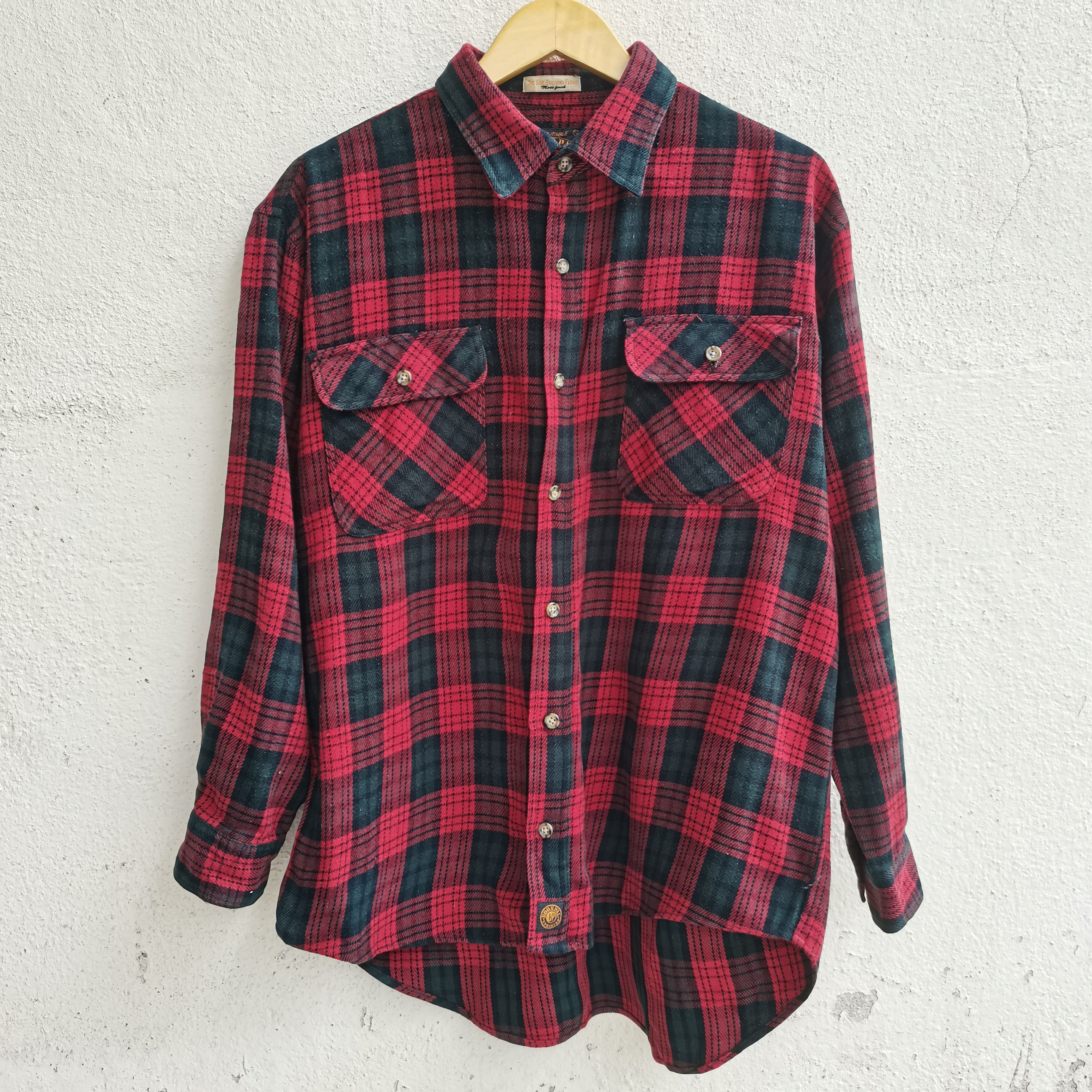 Flannel × Japanese Brand × Vintage Vintage BOON PAL Flannel Button Up shirt Size US L / EU 52-54 / 3 - 1 Thumbnail