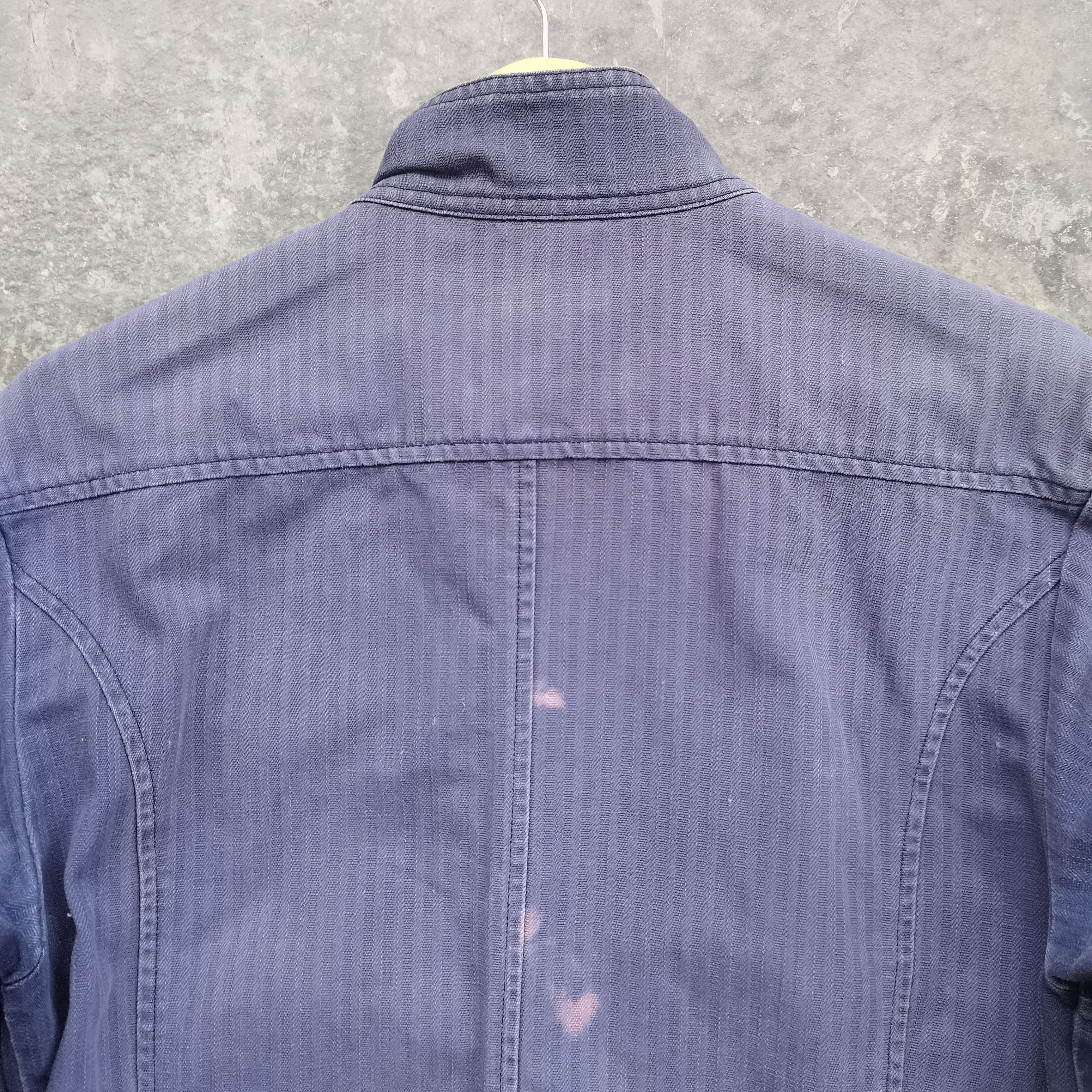 Japanese Brand Vintage TORAICHI Distress Faded Trucker Jacket Size US L / EU 52-54 / 3 - 8 Thumbnail