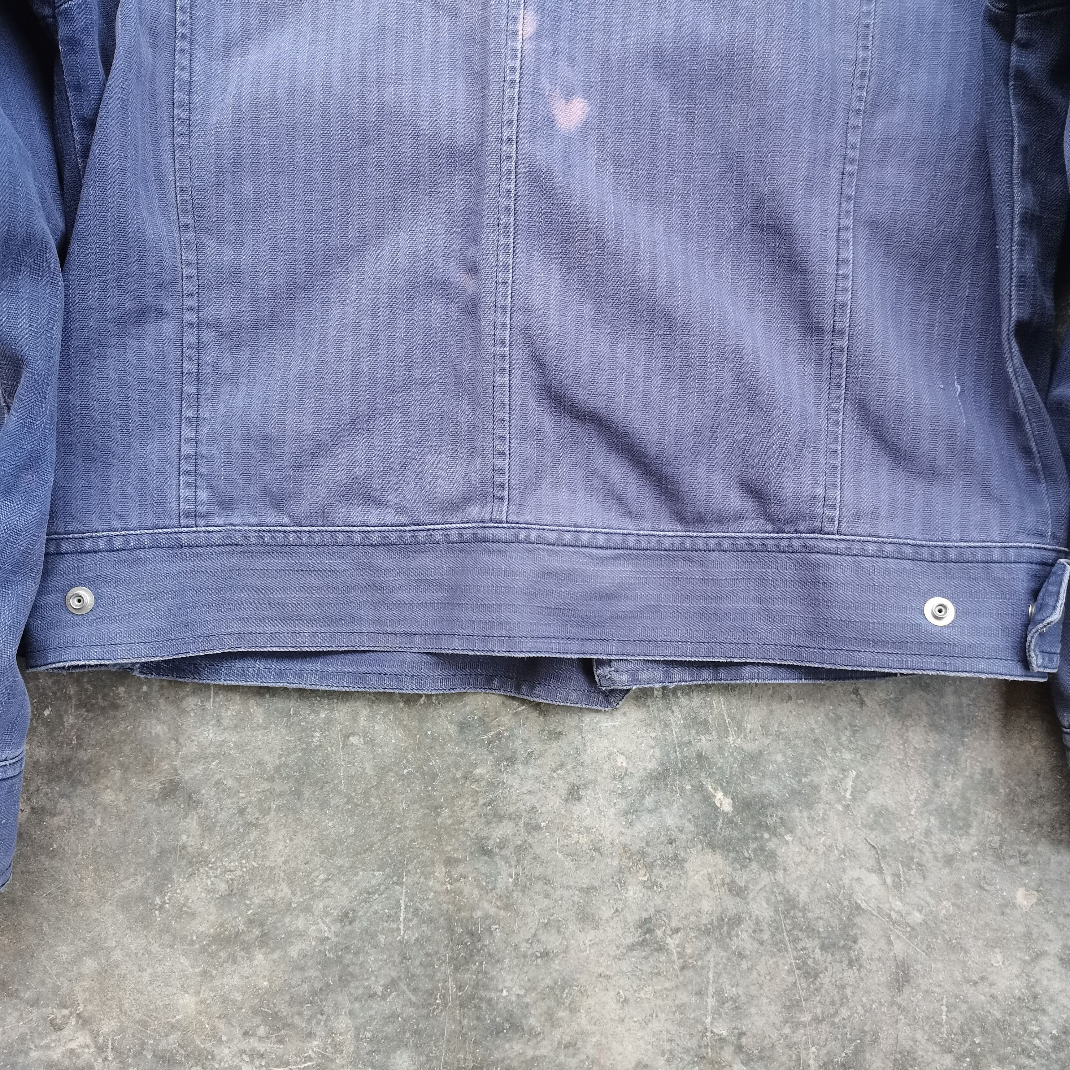 Japanese Brand Vintage TORAICHI Distress Faded Trucker Jacket Size US L / EU 52-54 / 3 - 9 Thumbnail