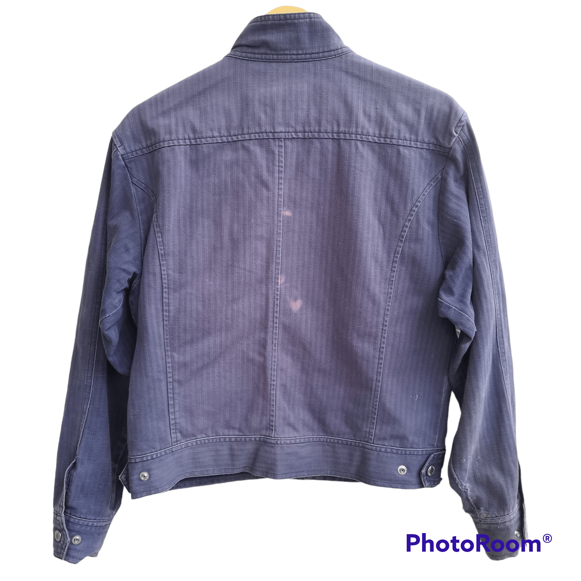 Japanese Brand Vintage TORAICHI Distress Faded Trucker Jacket Size US L / EU 52-54 / 3 - 2 Thumbnail