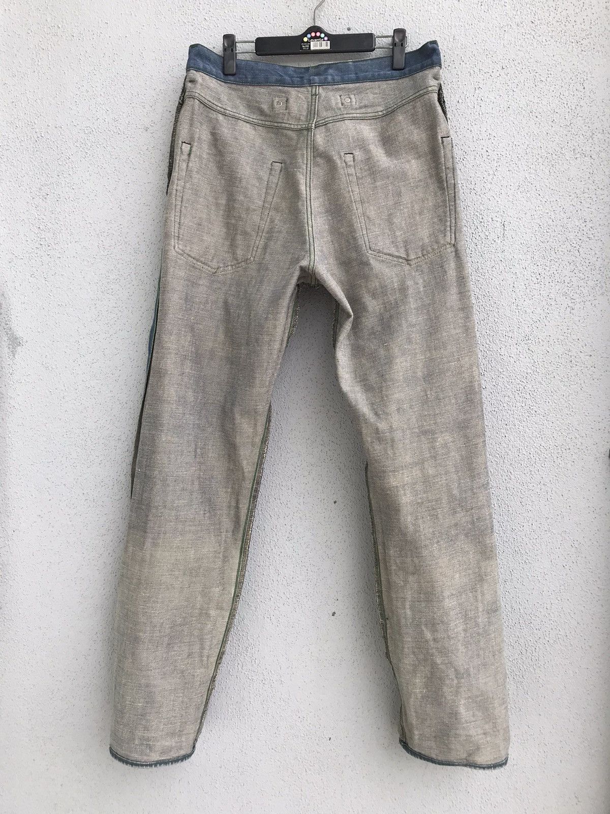 Japanese Brand Rare Mad Heltic Jun Takahashi Distressed Selvedge Jeans Size US 33 - 14 Thumbnail