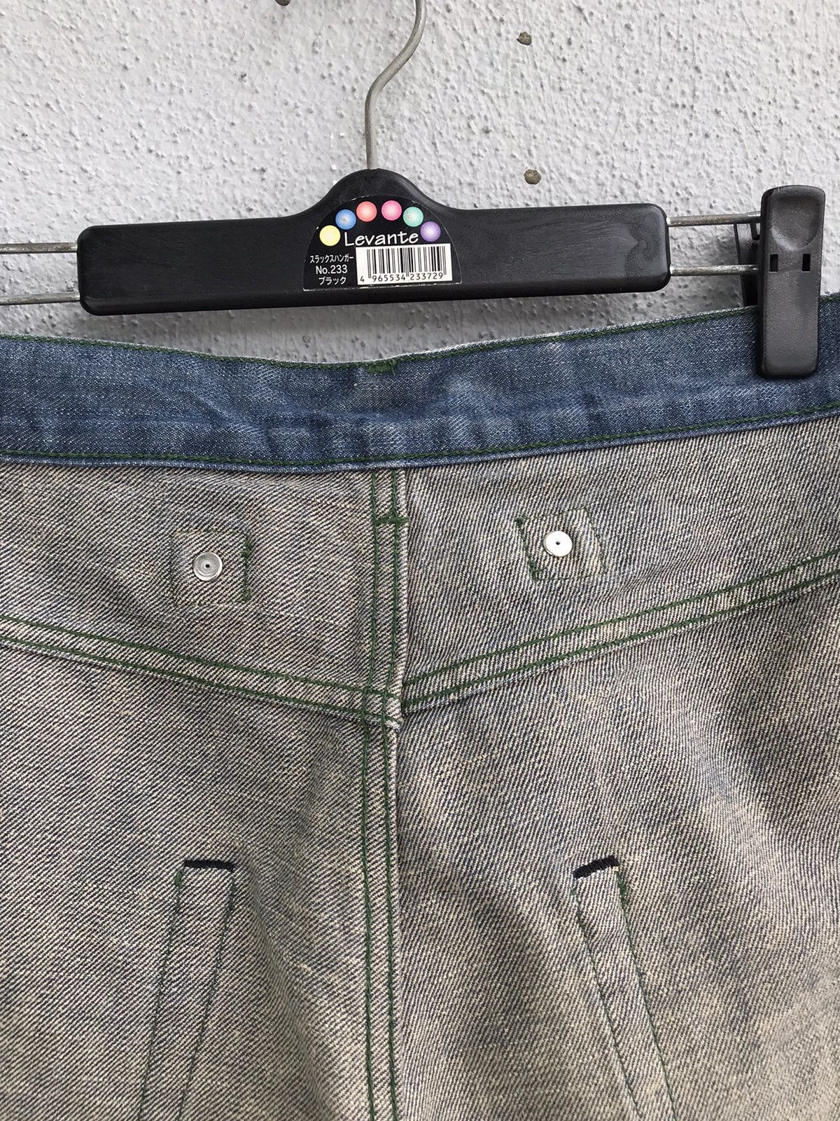 Japanese Brand Rare Mad Heltic Jun Takahashi Distressed Selvedge Jeans Size US 33 - 12 Thumbnail