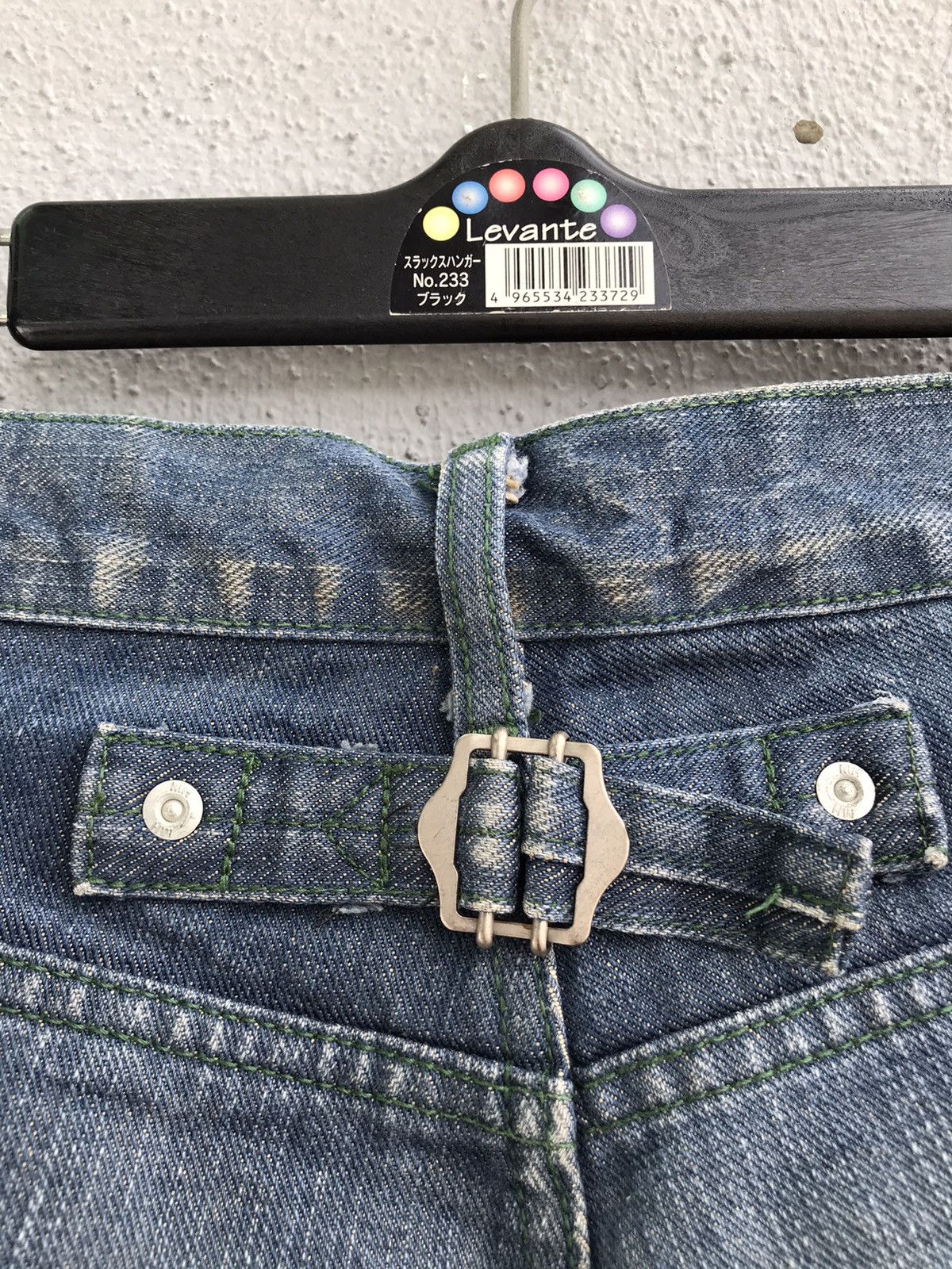 Japanese Brand Rare Mad Heltic Jun Takahashi Distressed Selvedge Jeans Size US 33 - 4 Thumbnail