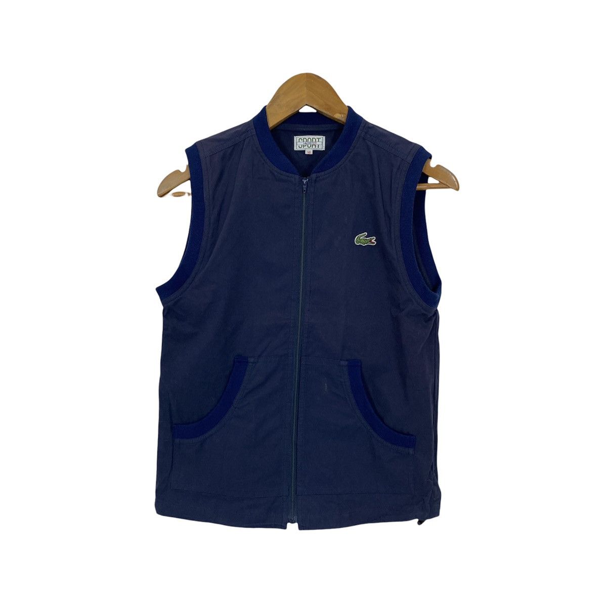 Lacoste 🔥LAST PRICE🔥 Lacoste Zipper Dark Blue Vest Size US XXS / EU 40 - 1 Thumbnail