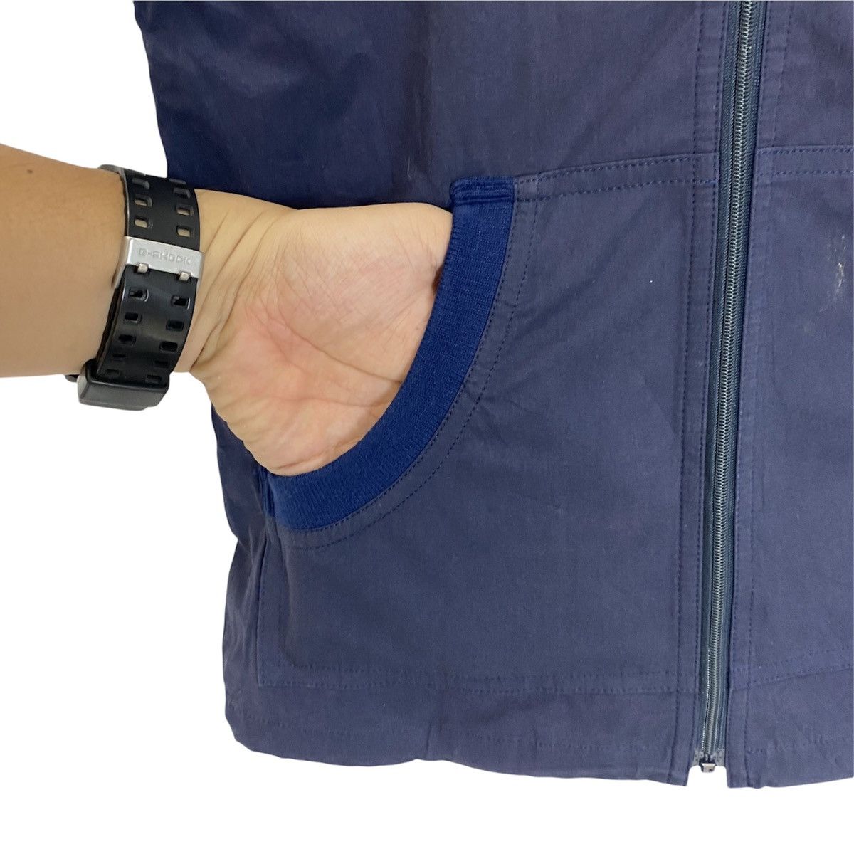 Lacoste 🔥LAST PRICE🔥 Lacoste Zipper Dark Blue Vest Size US XXS / EU 40 - 6 Thumbnail