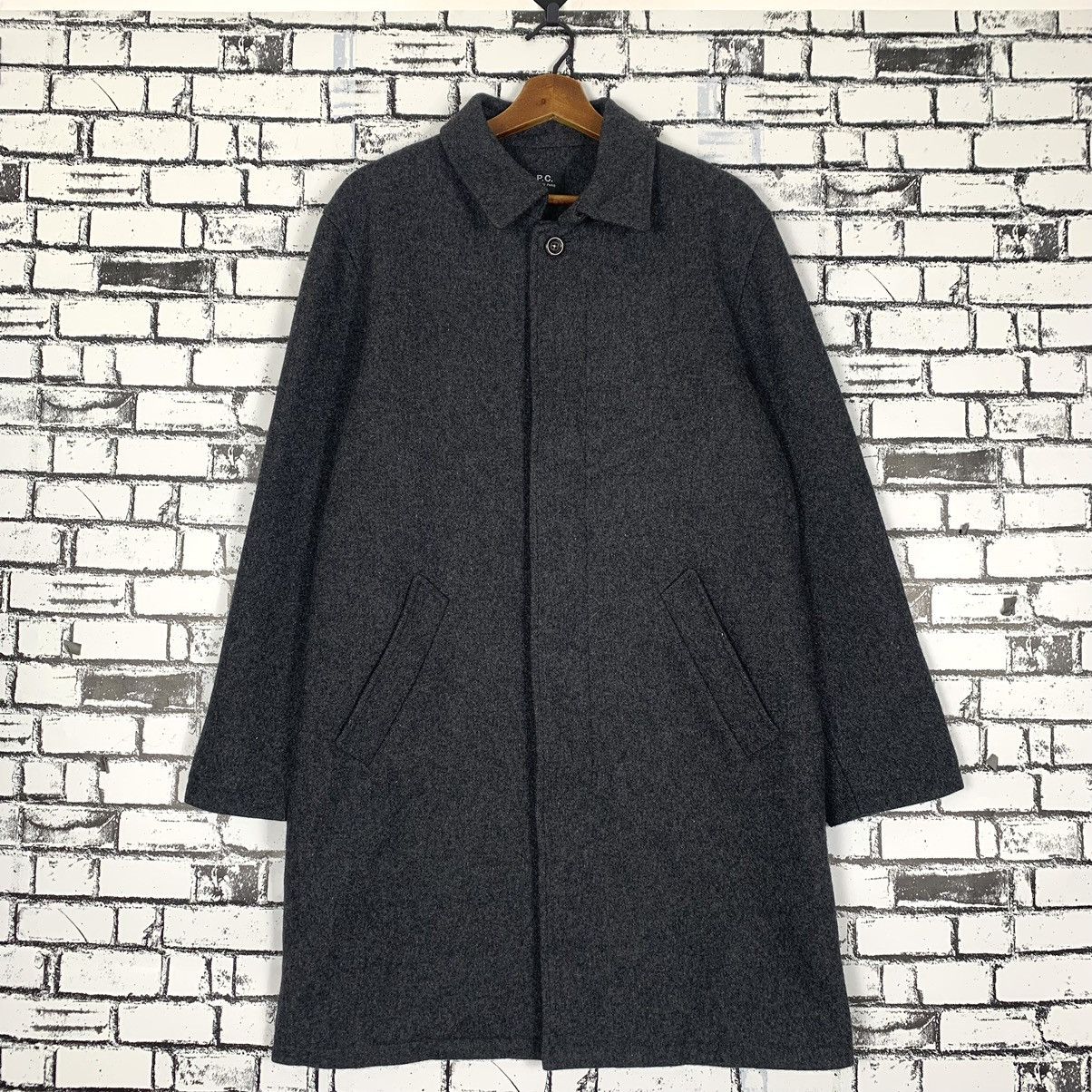 A.P.C. APC Wool Long Coat Size US S / EU 44-46 / 1 - 1 Thumbnail