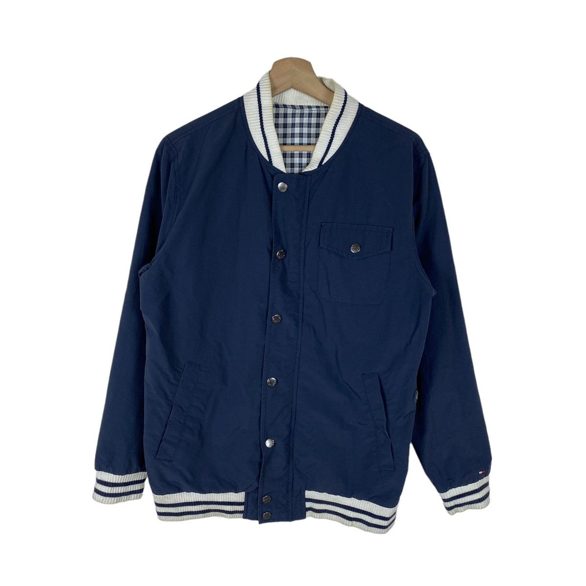 Tommy Hilfiger 🔥LAST DROP🔥Tommy Hilfiger Reversible Bomber Varsity Jacket Size US M / EU 48-50 / 2 - 1 Thumbnail