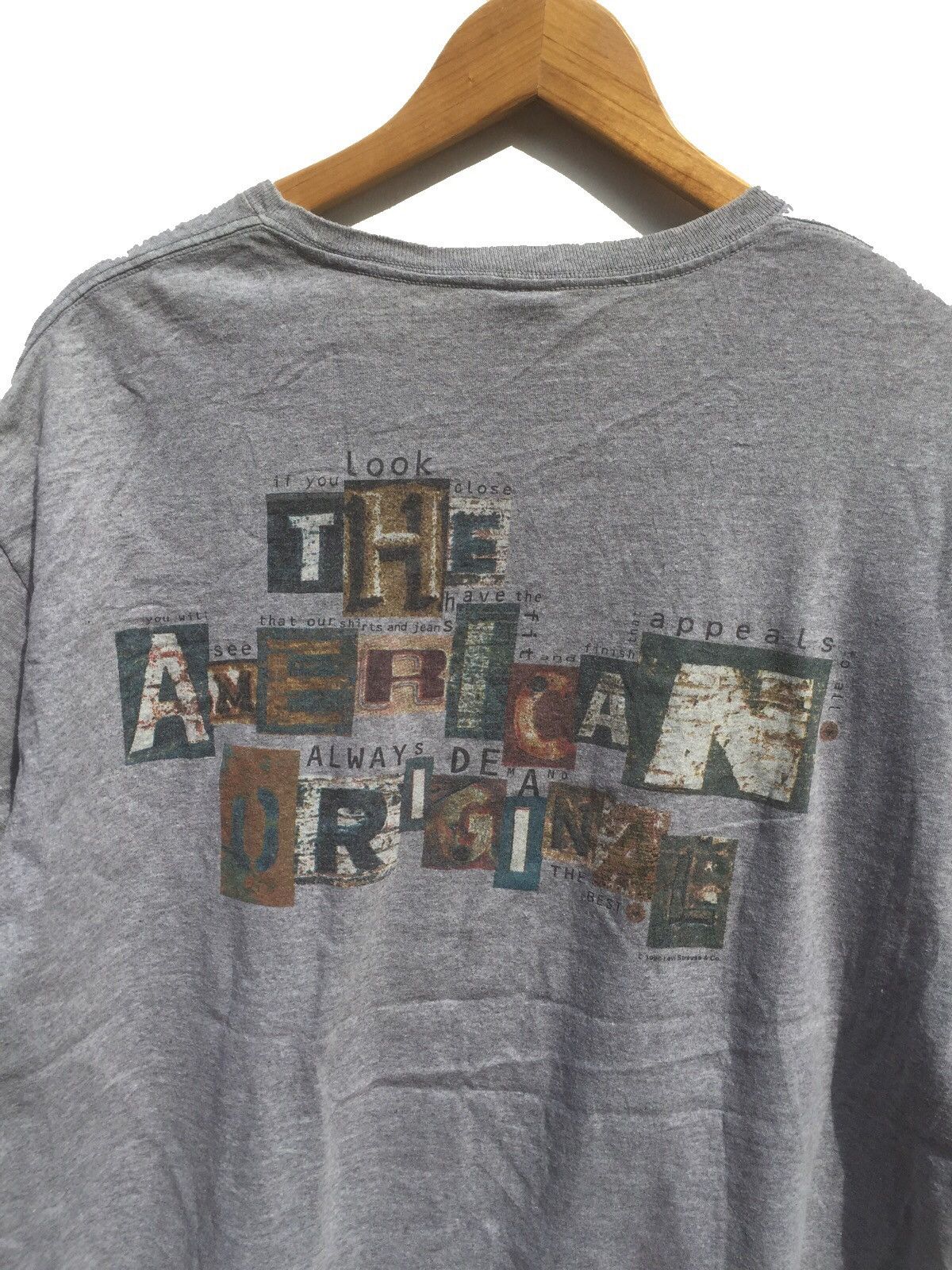 Levi's CLEARANCE STOCK!! RARE VINTAGE 90s LEVIS TEES NICE DESIGN Size US L / EU 52-54 / 3 - 4 Thumbnail