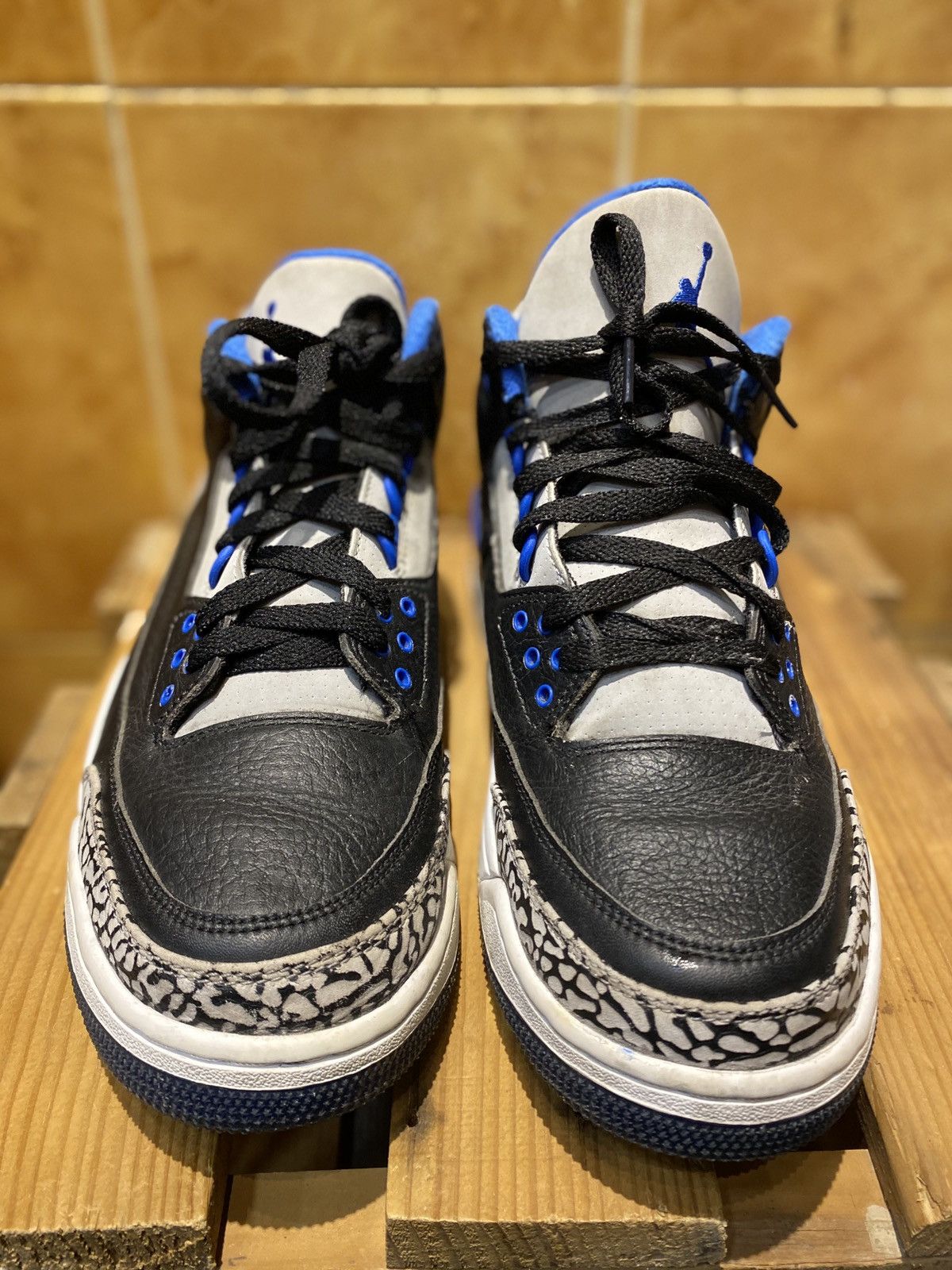 Jordan Brand Air Jordan 3 Retro Sport Blue 2014 Size US 9 / EU 42 - 8 Thumbnail