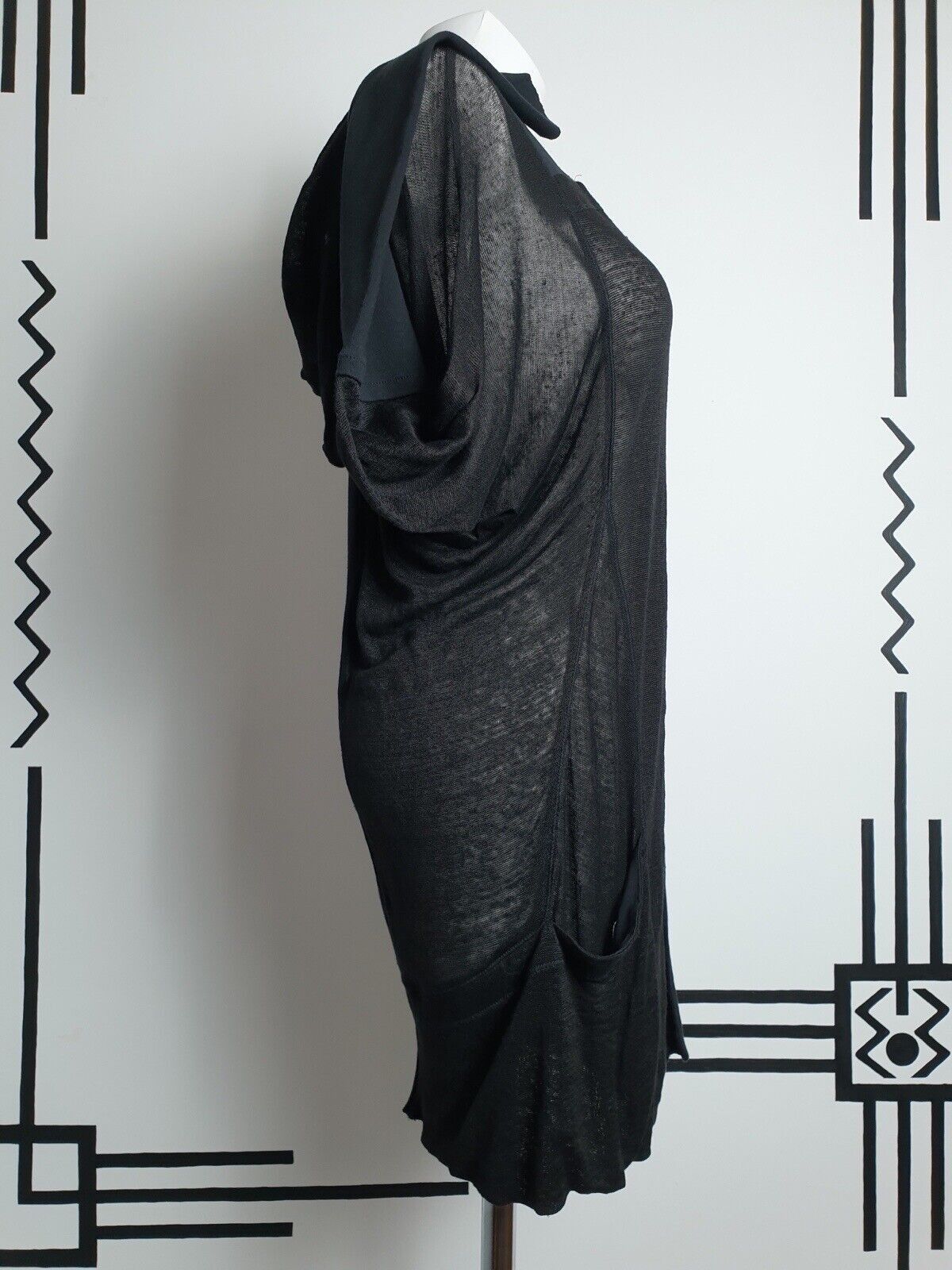 Ilaria Nistri Roque By Ilaria Nistri Hooded Cardigan Black Size IT 40 Size S / US 4 / IT 40 - 4 Thumbnail