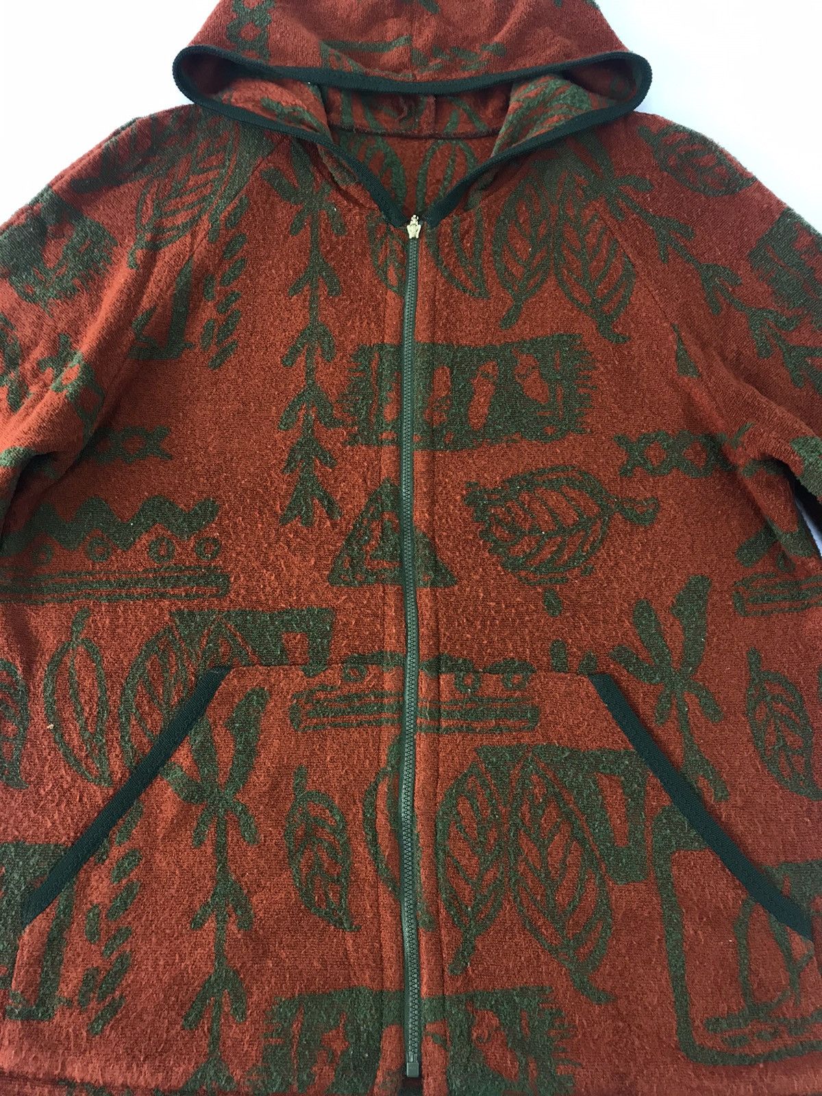 Japanese Brand × Rosa Maria Matita Rossa Tokyo Fleece Zipper Hoodies Abstract Native Size US L / EU 52-54 / 3 - 3 Thumbnail
