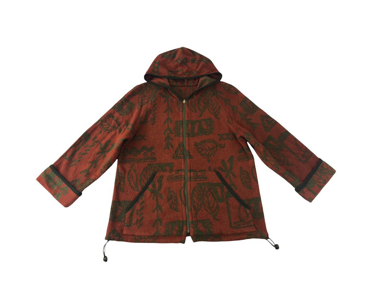 Japanese Brand × Rosa Maria Matita Rossa Tokyo Fleece Zipper Hoodies Abstract Native Size US L / EU 52-54 / 3 - 1 Thumbnail
