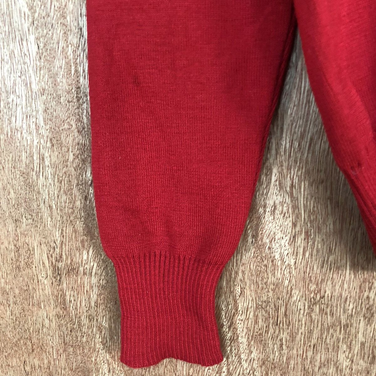 Homespun Knitwear × Japanese Brand Meister Stripe Red Blue Knitwear japan #c916 Size US M / EU 48-50 / 2 - 6 Thumbnail