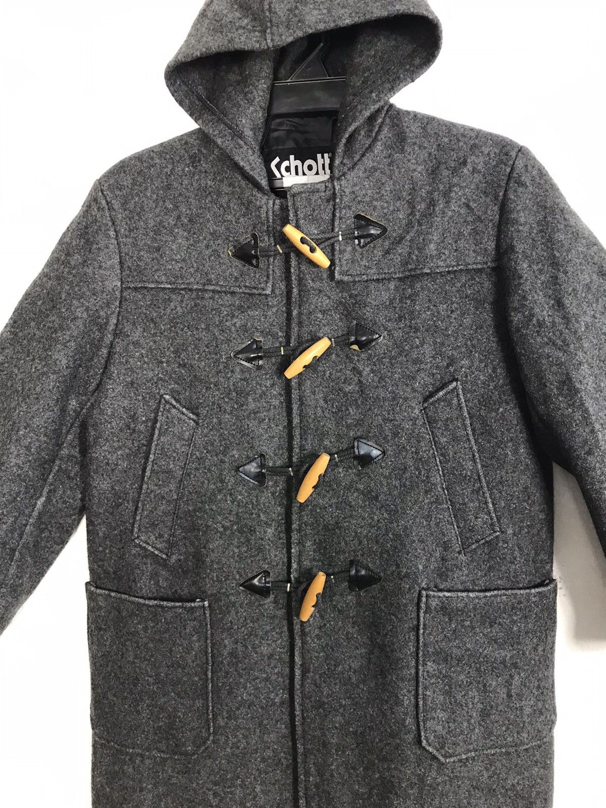 Schott Schott NYC Duffel Hoodies Jacket Classic Modern Style Size US S / EU 44-46 / 1 - 2 Thumbnail