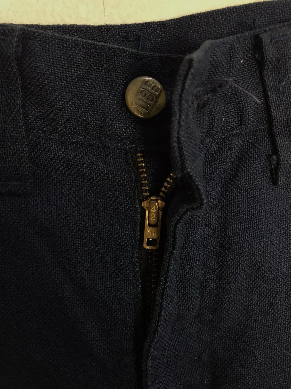 Lee 80s 90s Lee Made In Usa Trouser Pant Slack Denim Jeans Size 26" / US 2 / IT 38 - 5 Thumbnail