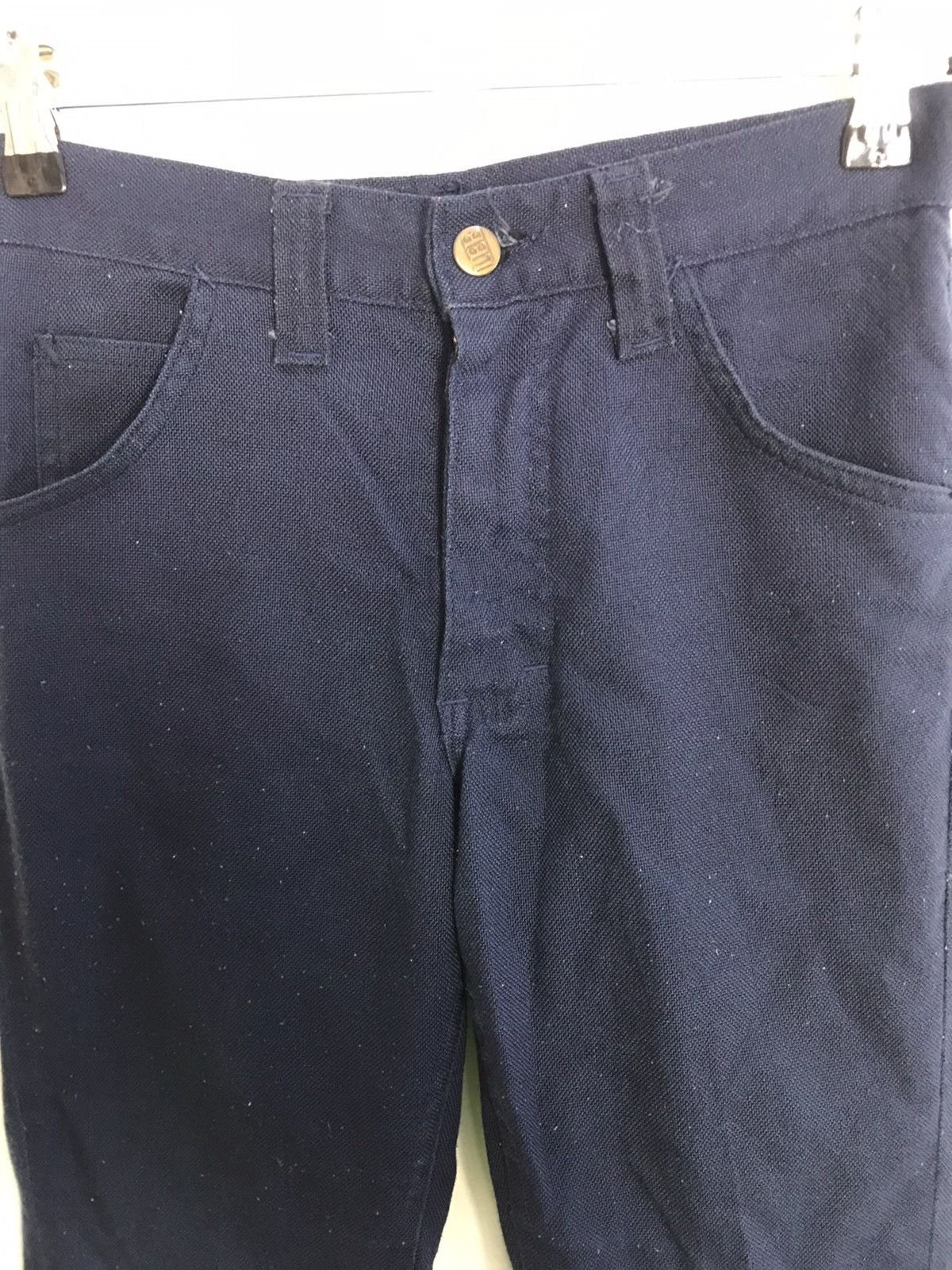 Lee 80s 90s Lee Made In Usa Trouser Pant Slack Denim Jeans Size 26" / US 2 / IT 38 - 3 Thumbnail