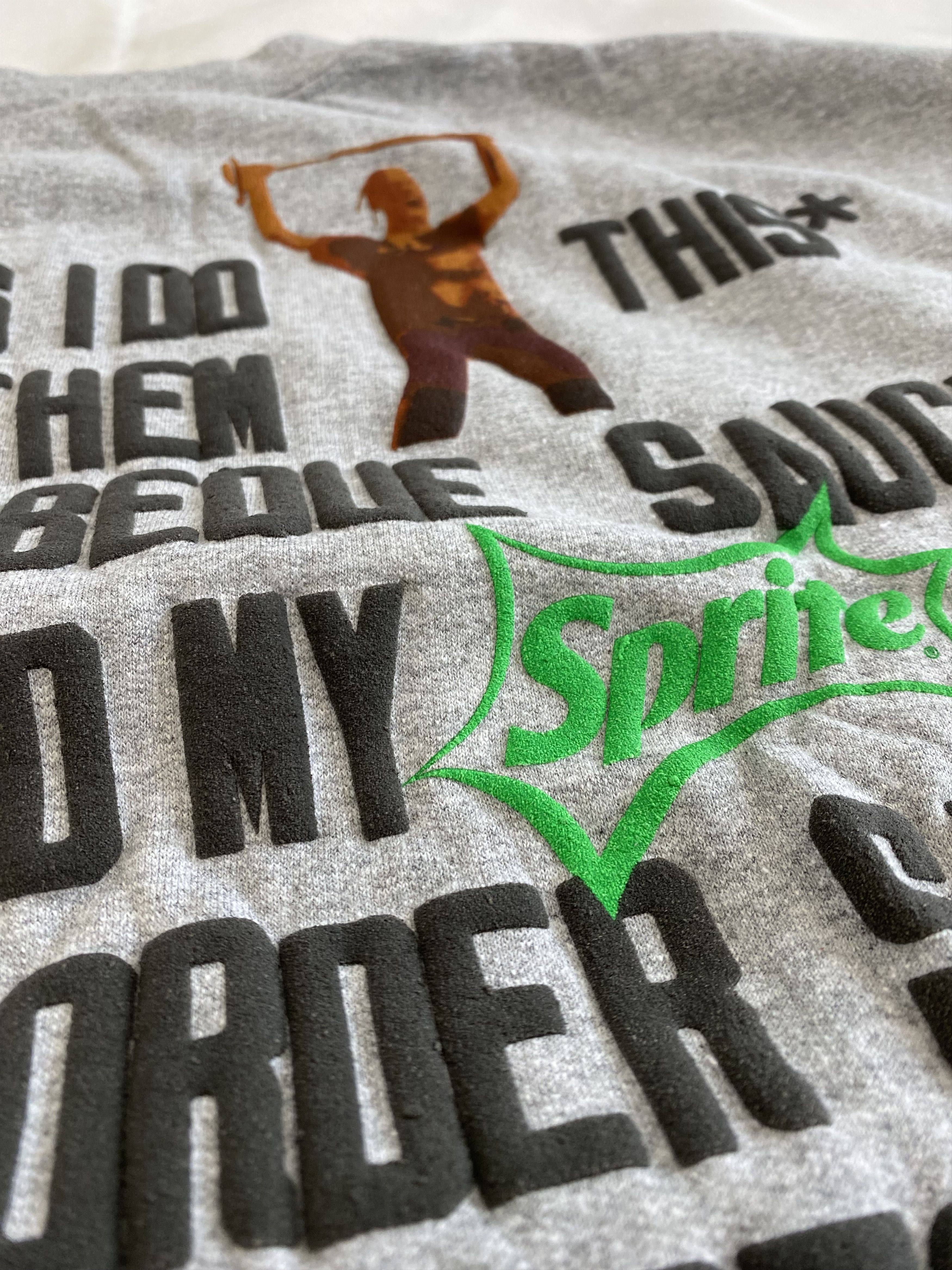 Cactus Plant Flea Market × Travis Scott Travis Scott CPFM McDonalds Script Sweatshirt Grey Large Size US L / EU 52-54 / 3 - 8 Thumbnail