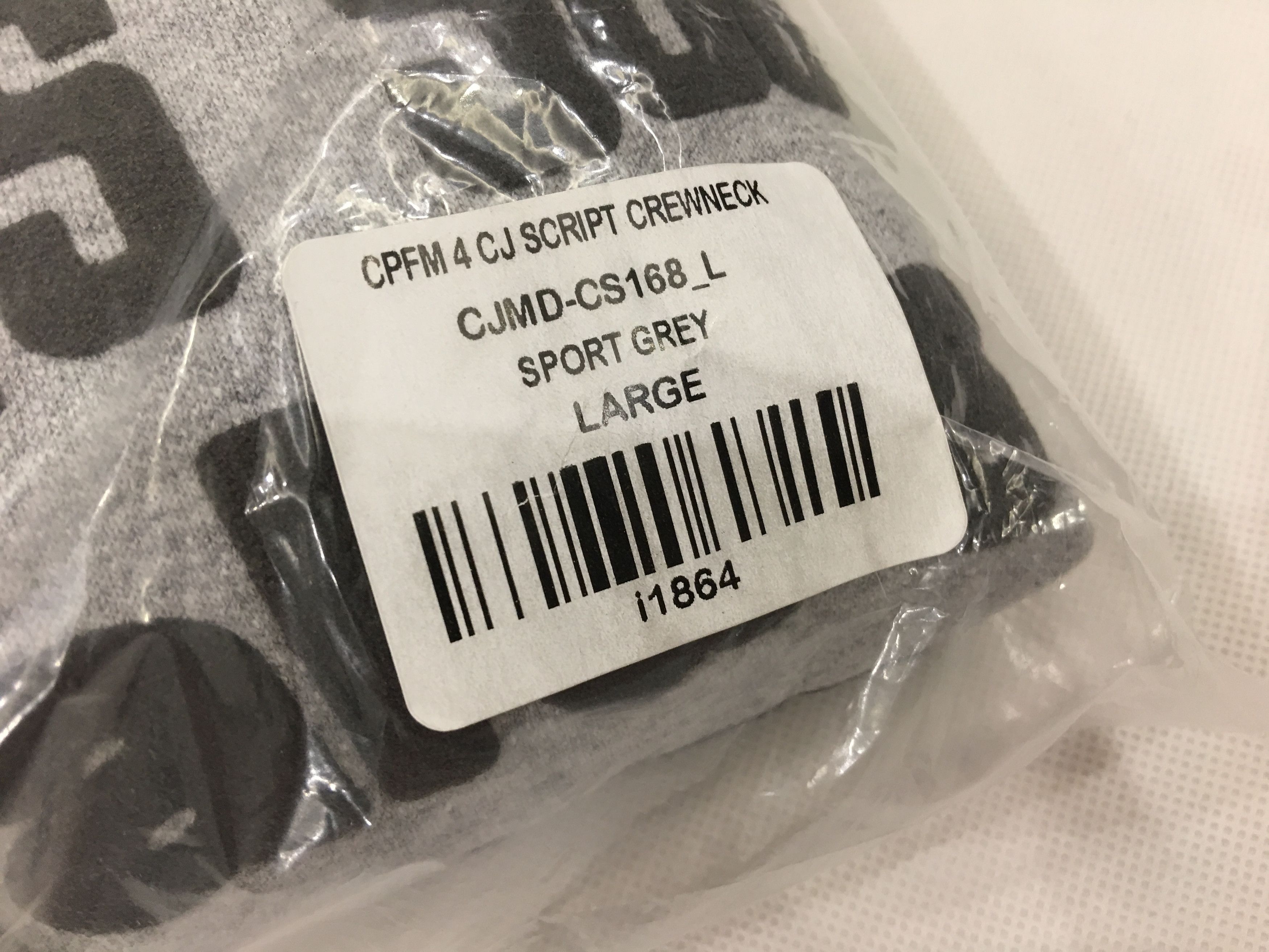 Cactus Plant Flea Market × Travis Scott Travis Scott CPFM McDonalds Script Sweatshirt Grey Large Size US L / EU 52-54 / 3 - 10 Thumbnail