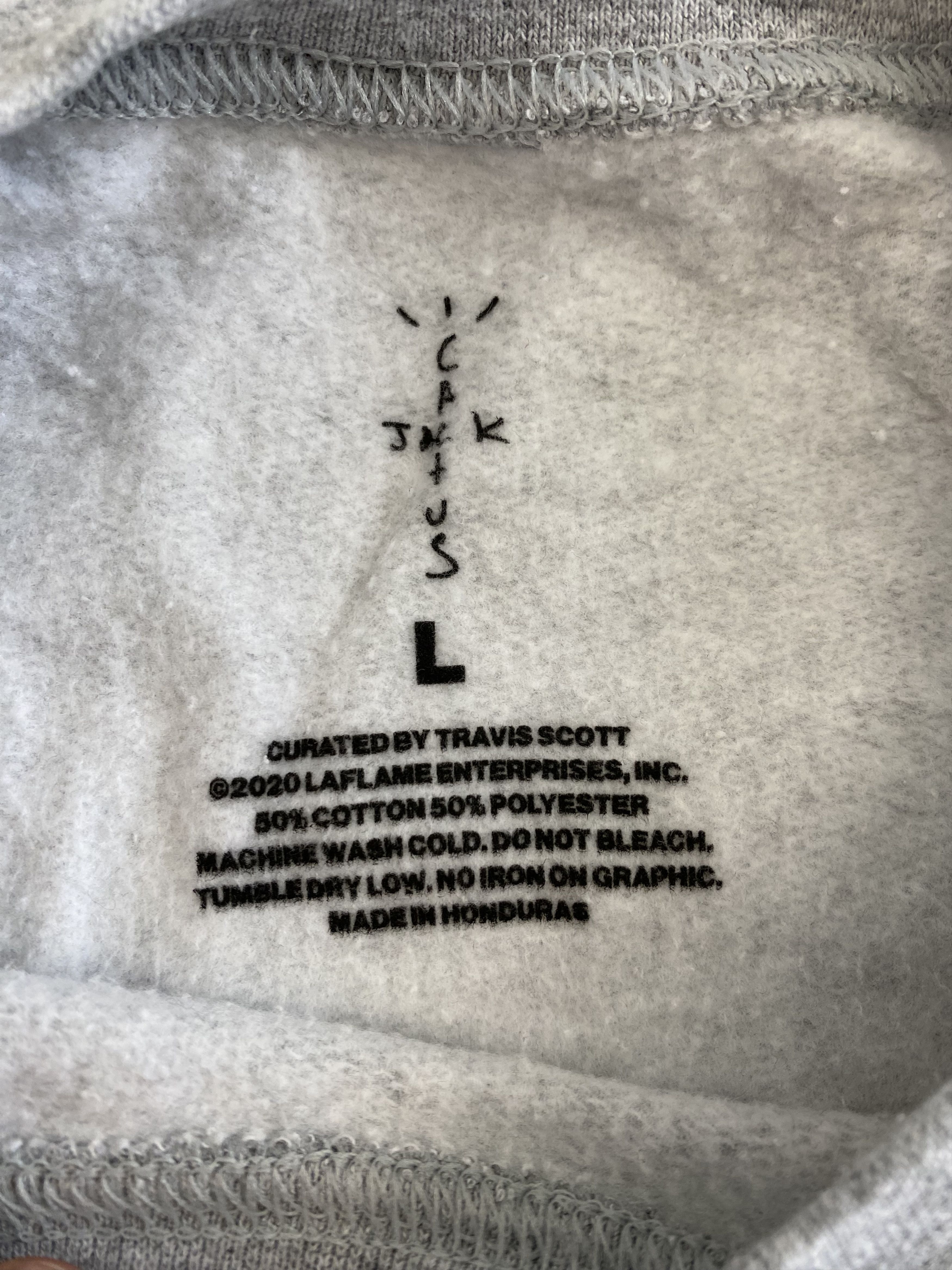 Cactus Plant Flea Market × Travis Scott Travis Scott CPFM McDonalds Script Sweatshirt Grey Large Size US L / EU 52-54 / 3 - 5 Thumbnail
