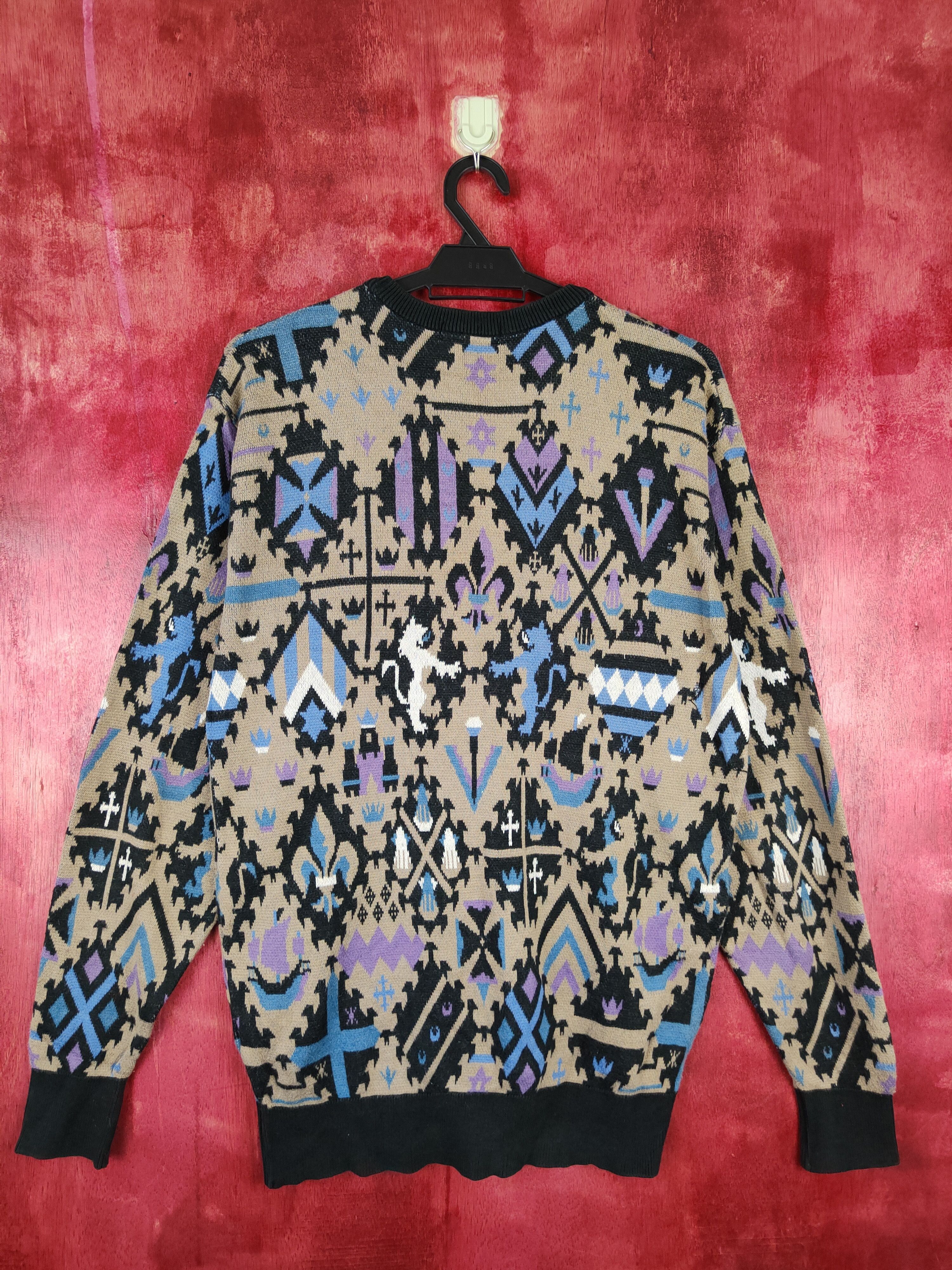Homespun Knitwear × Japanese Brand Japanese Brand Black/Brown mohair Knitwear #5247 Size US M / EU 48-50 / 2 - 5 Thumbnail