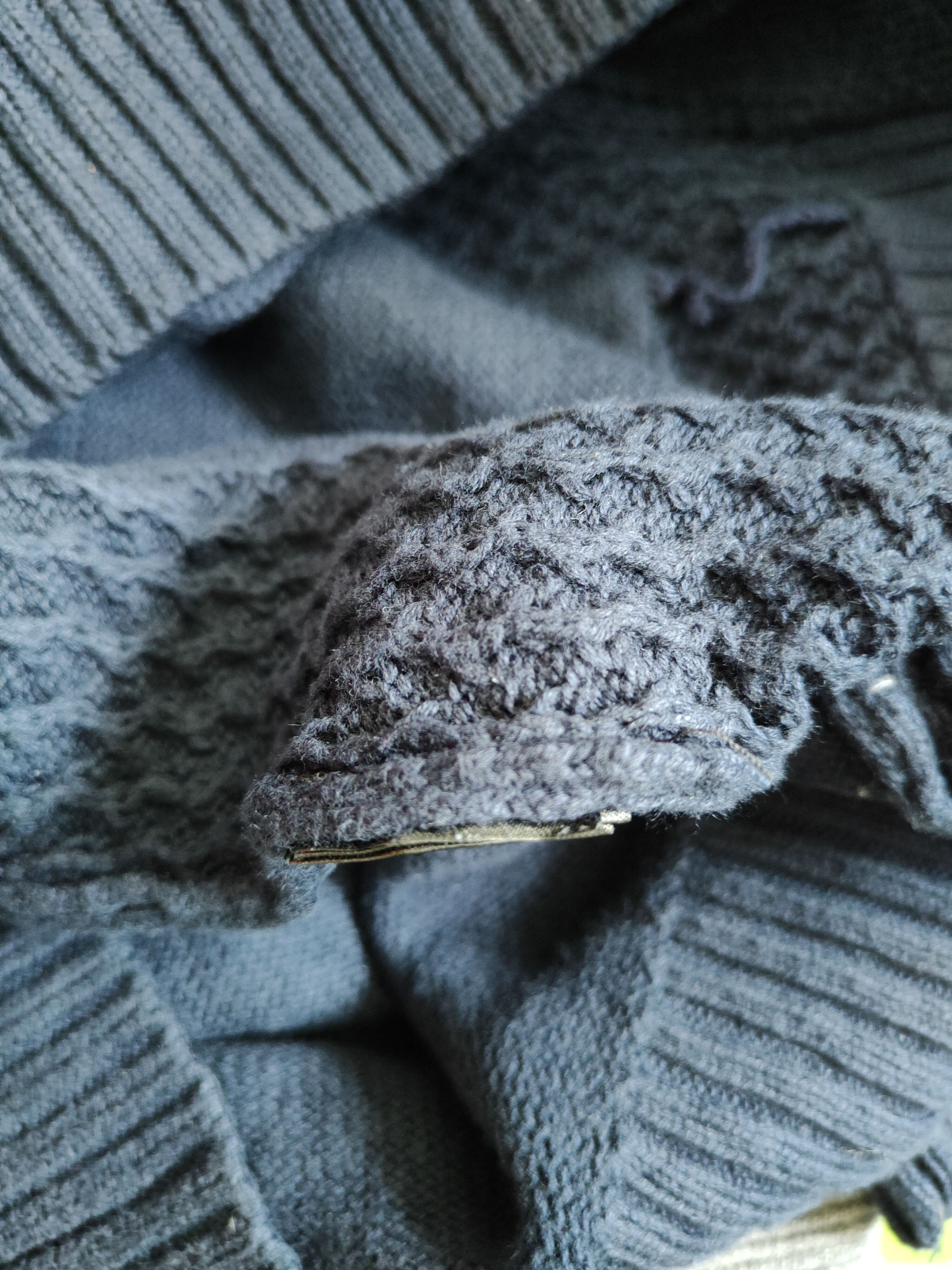 Japanese Brand × Other Japanese Brand Dark Blue cardigan vintage Knitwear #5244 Size US M / EU 48-50 / 2 - 10 Thumbnail