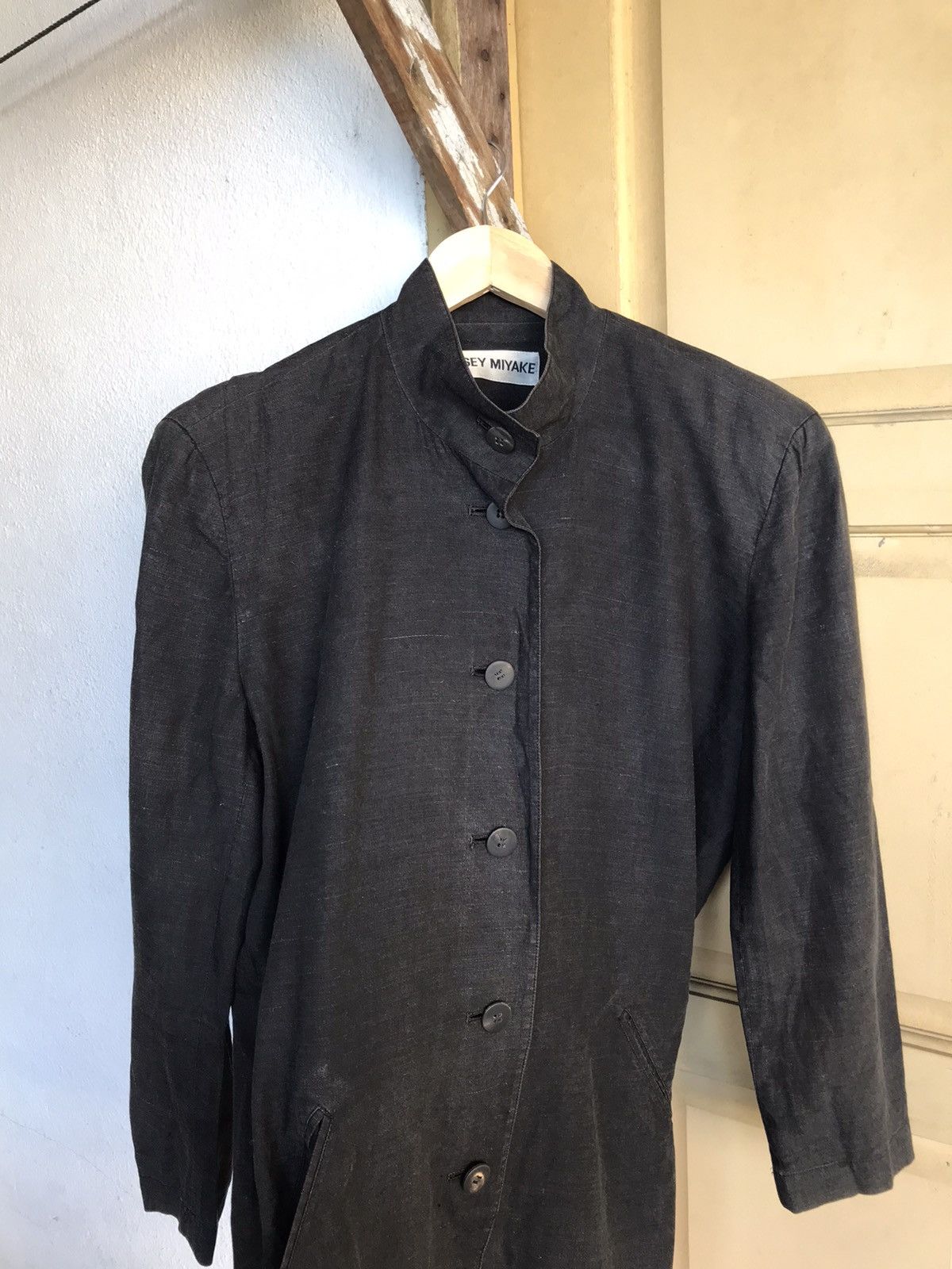Issey Miyake Vintage Issey Miyake Distressed Style Light Jacket Size US M / EU 48-50 / 2 - 10 Thumbnail
