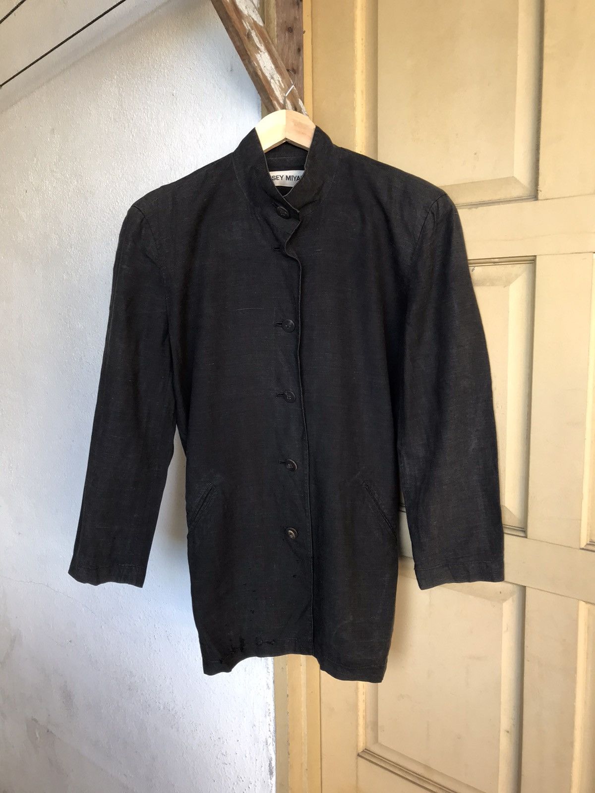 Issey Miyake Vintage Issey Miyake Distressed Style Light Jacket Size US M / EU 48-50 / 2 - 1 Thumbnail
