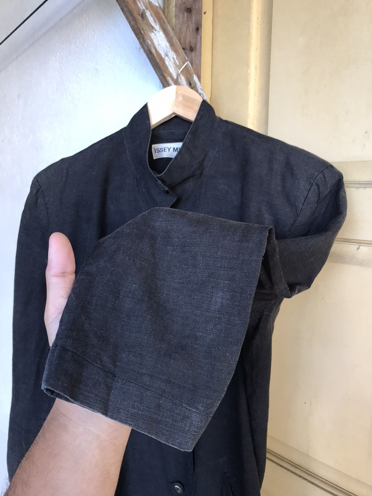 Issey Miyake Vintage Issey Miyake Distressed Style Light Jacket Size US M / EU 48-50 / 2 - 11 Thumbnail