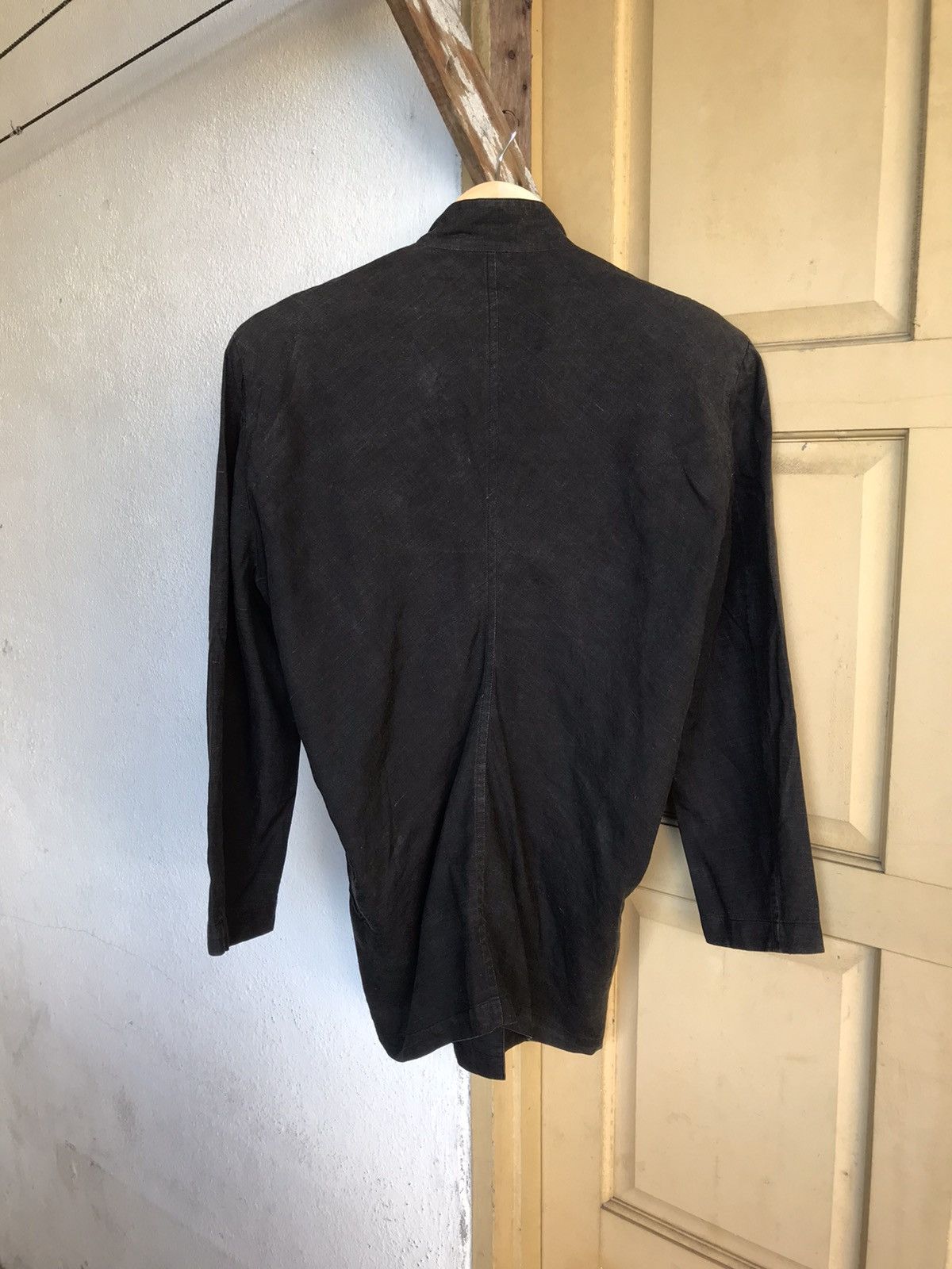 Issey Miyake Vintage Issey Miyake Distressed Style Light Jacket Size US M / EU 48-50 / 2 - 2 Thumbnail