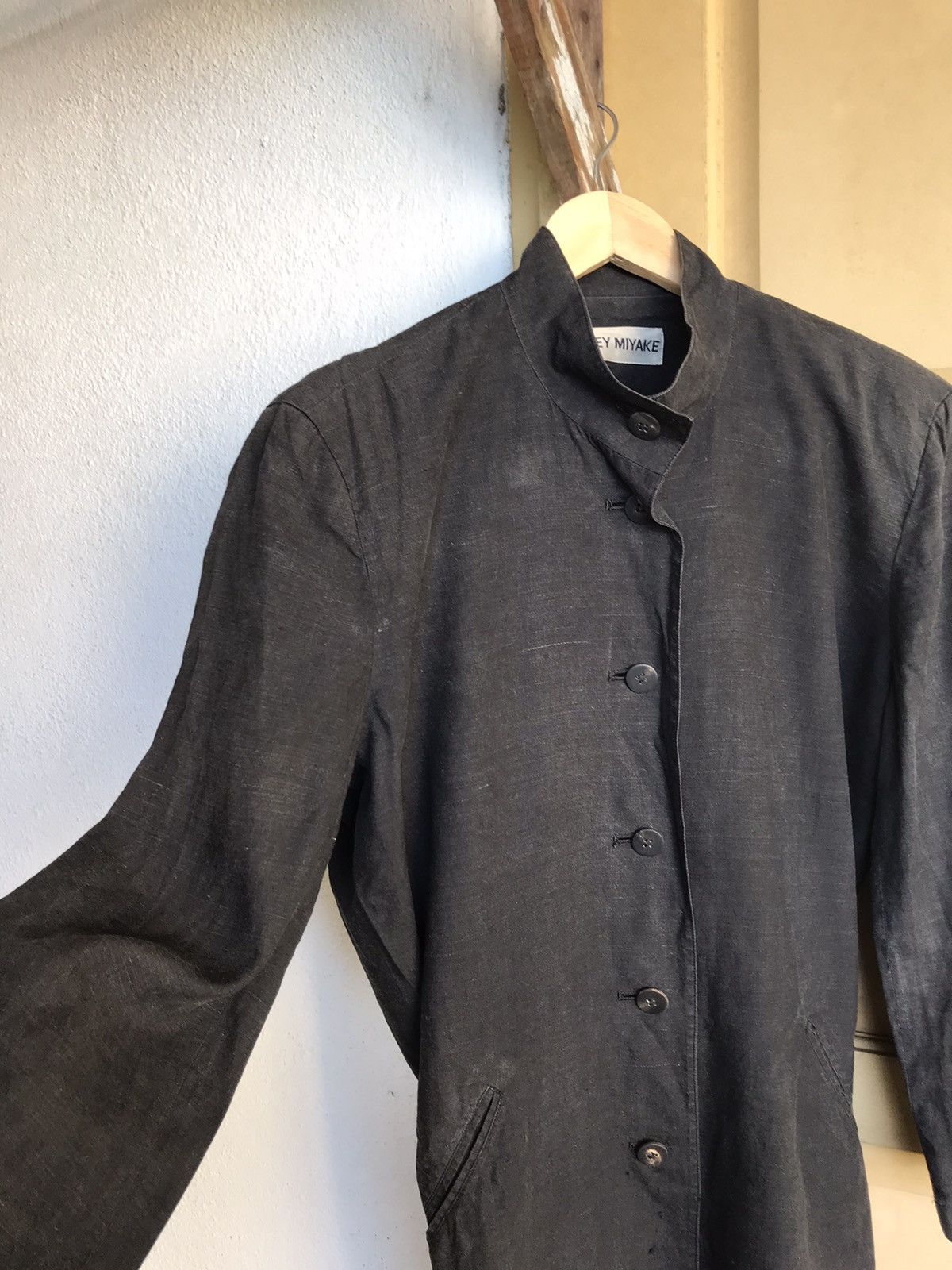 Issey Miyake Vintage Issey Miyake Distressed Style Light Jacket Size US M / EU 48-50 / 2 - 6 Thumbnail
