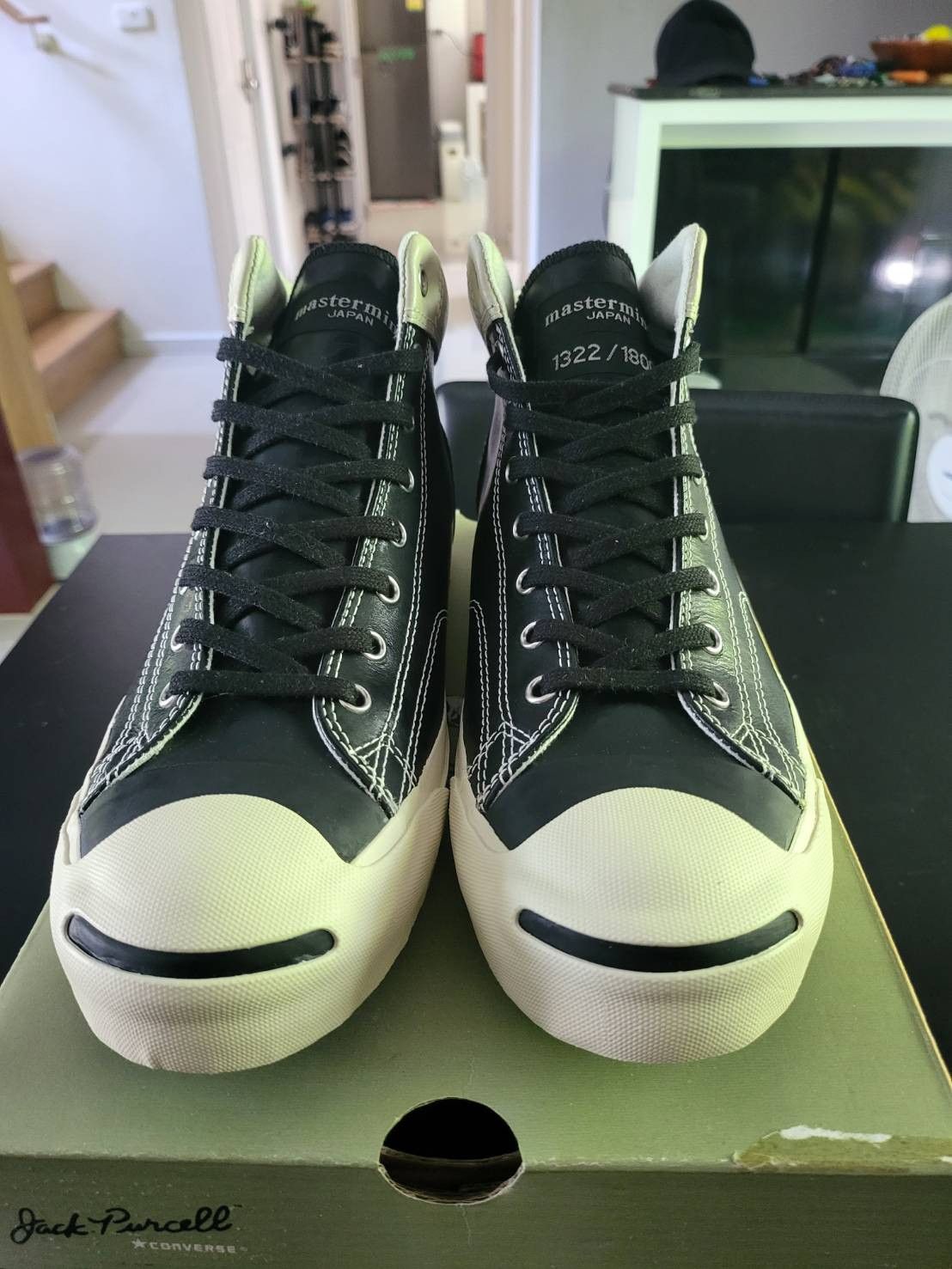 Beams Plus Converse Mastermind Japan Converse x Mastermind Japan x Beams Jack Purcell Mid Grailed