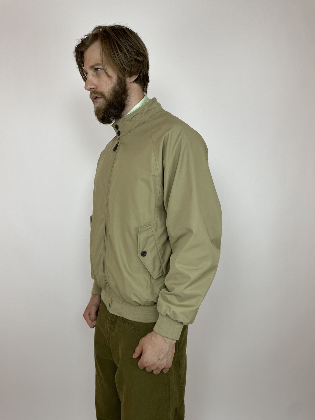 Orvis ORVIS Bomber Jacket nyllon/cotton Beige Mens size Large Size US L / EU 52-54 / 3 - 5 Thumbnail