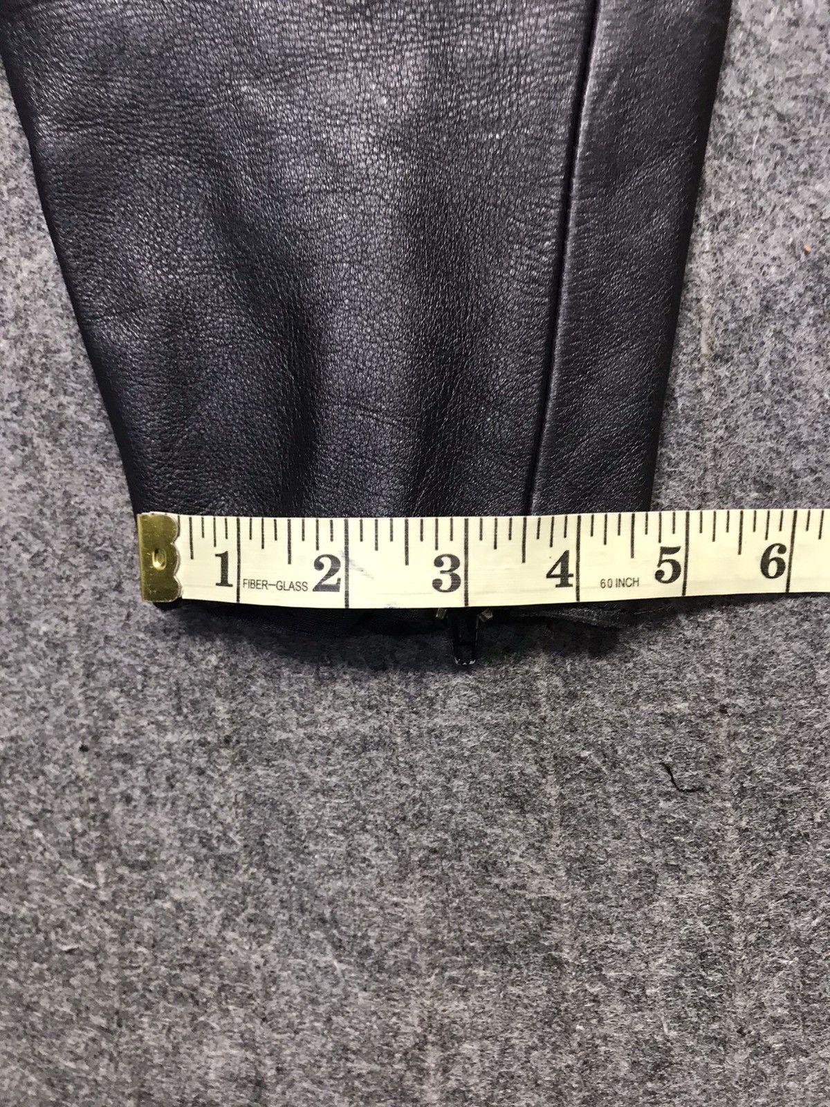 Genuine Leather Leather Biker Pant Knee Protection Shield Adjustable Waist Size 28" / US 6 / IT 42 - 11 Thumbnail