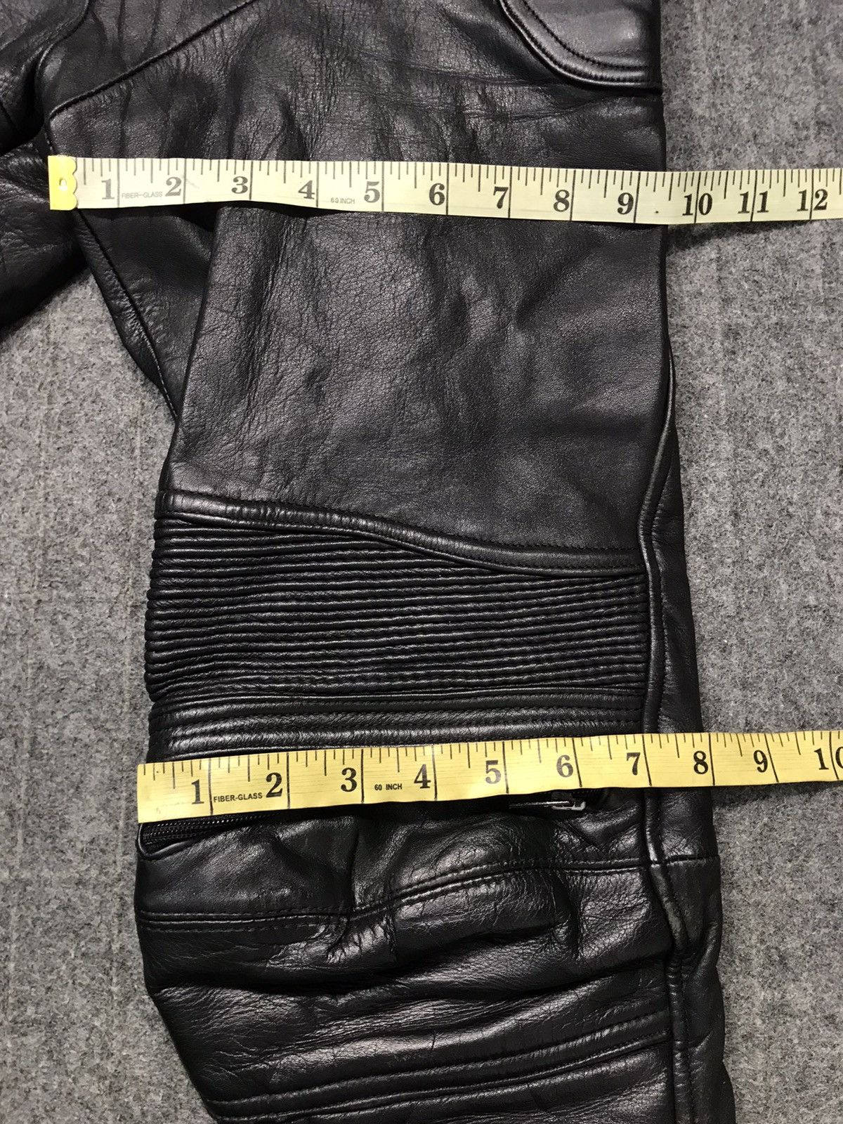 Genuine Leather Leather Biker Pant Knee Protection Shield Adjustable Waist Size 28" / US 6 / IT 42 - 10 Thumbnail