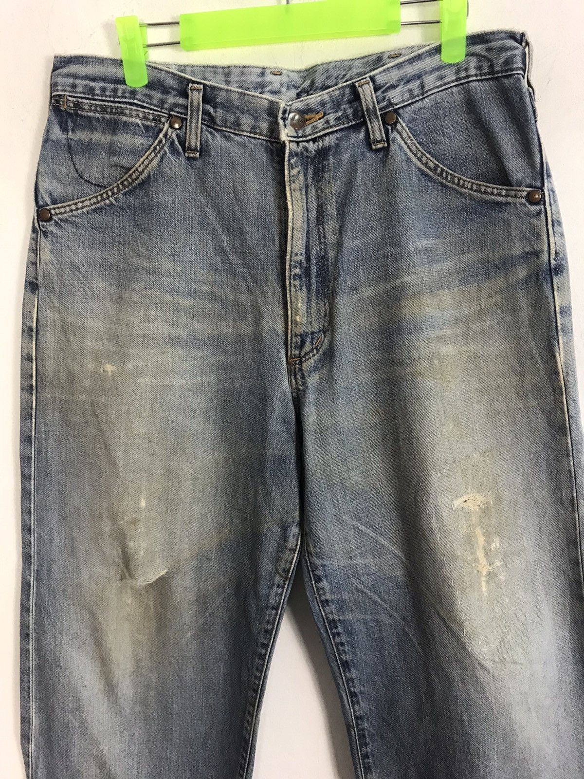 Wrangler 90s Wrangler Western Wear Selvedge Distressed Denim Jeans Size US 32 / EU 48 - 3 Thumbnail