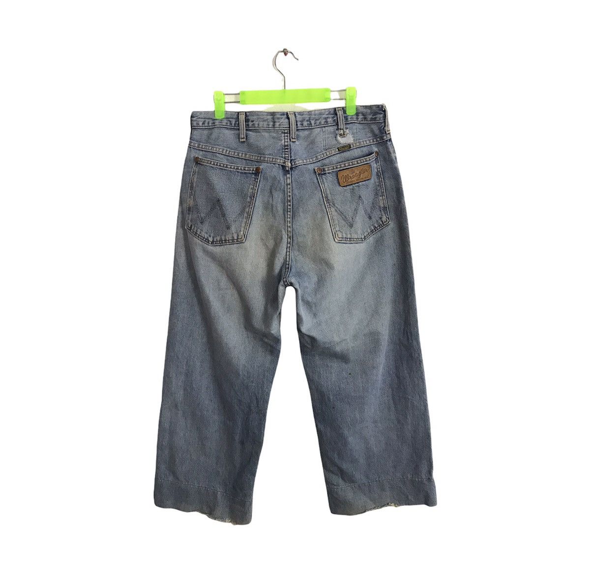 Wrangler 90s Wrangler Western Wear Selvedge Distressed Denim Jeans Size US 32 / EU 48 - 2 Thumbnail